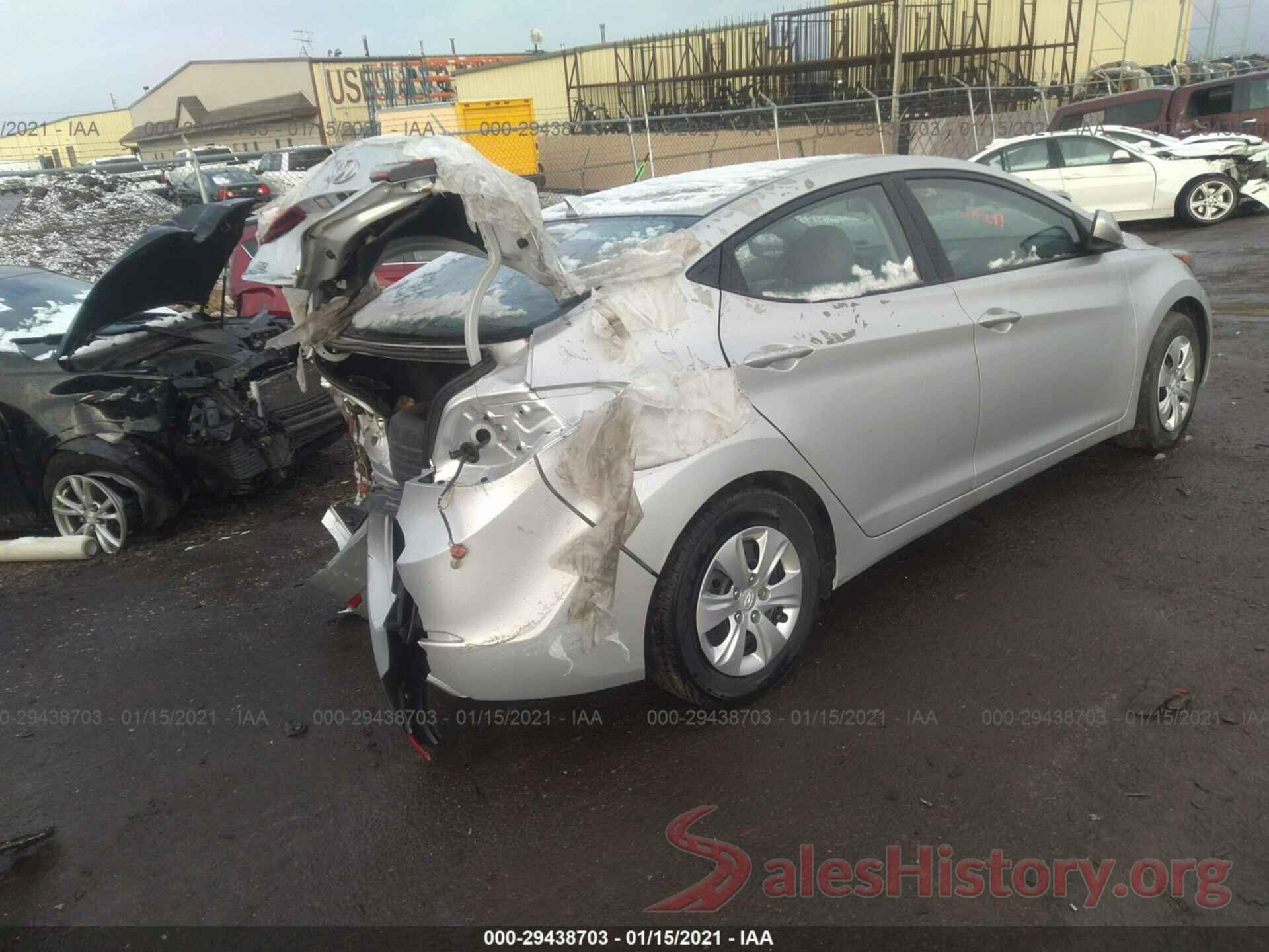 5NPDH4AE6GH768610 2016 HYUNDAI ELANTRA