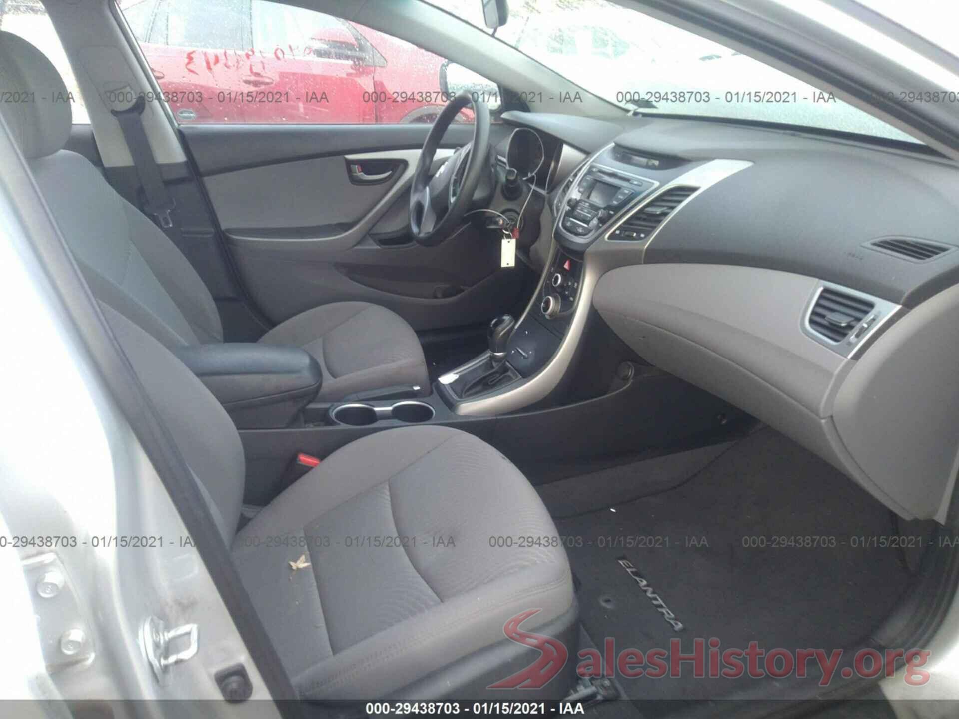 5NPDH4AE6GH768610 2016 HYUNDAI ELANTRA