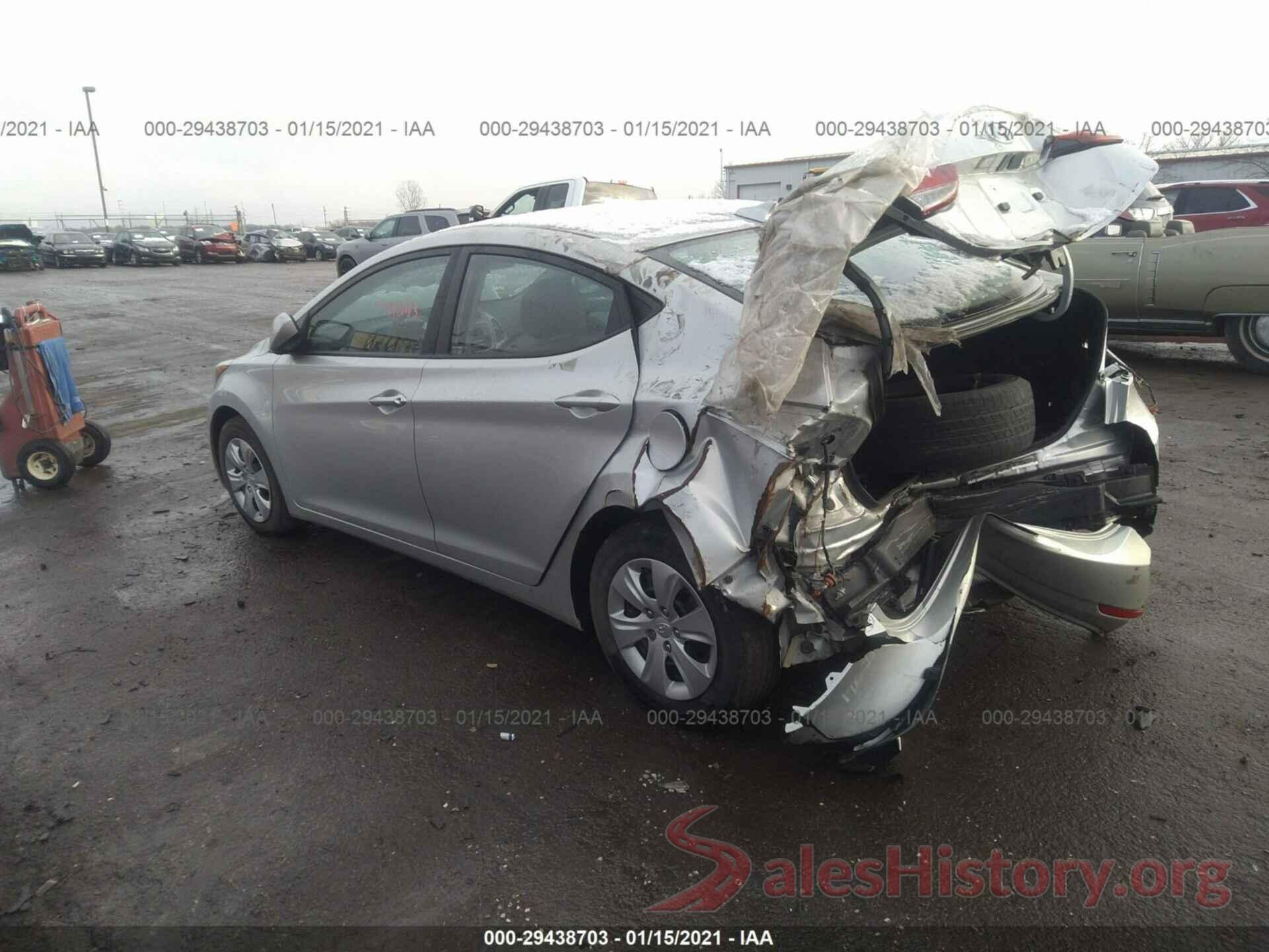 5NPDH4AE6GH768610 2016 HYUNDAI ELANTRA