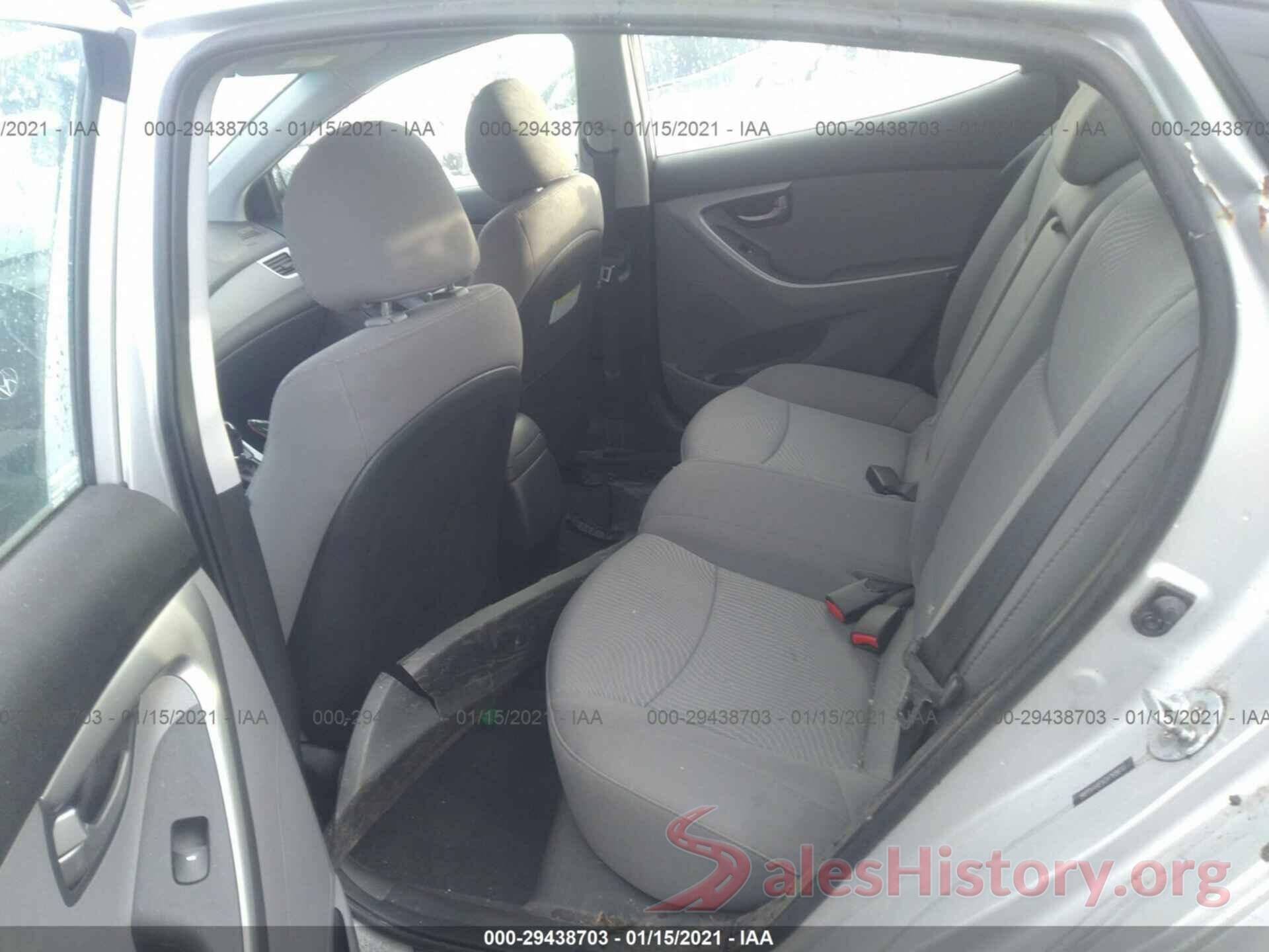 5NPDH4AE6GH768610 2016 HYUNDAI ELANTRA