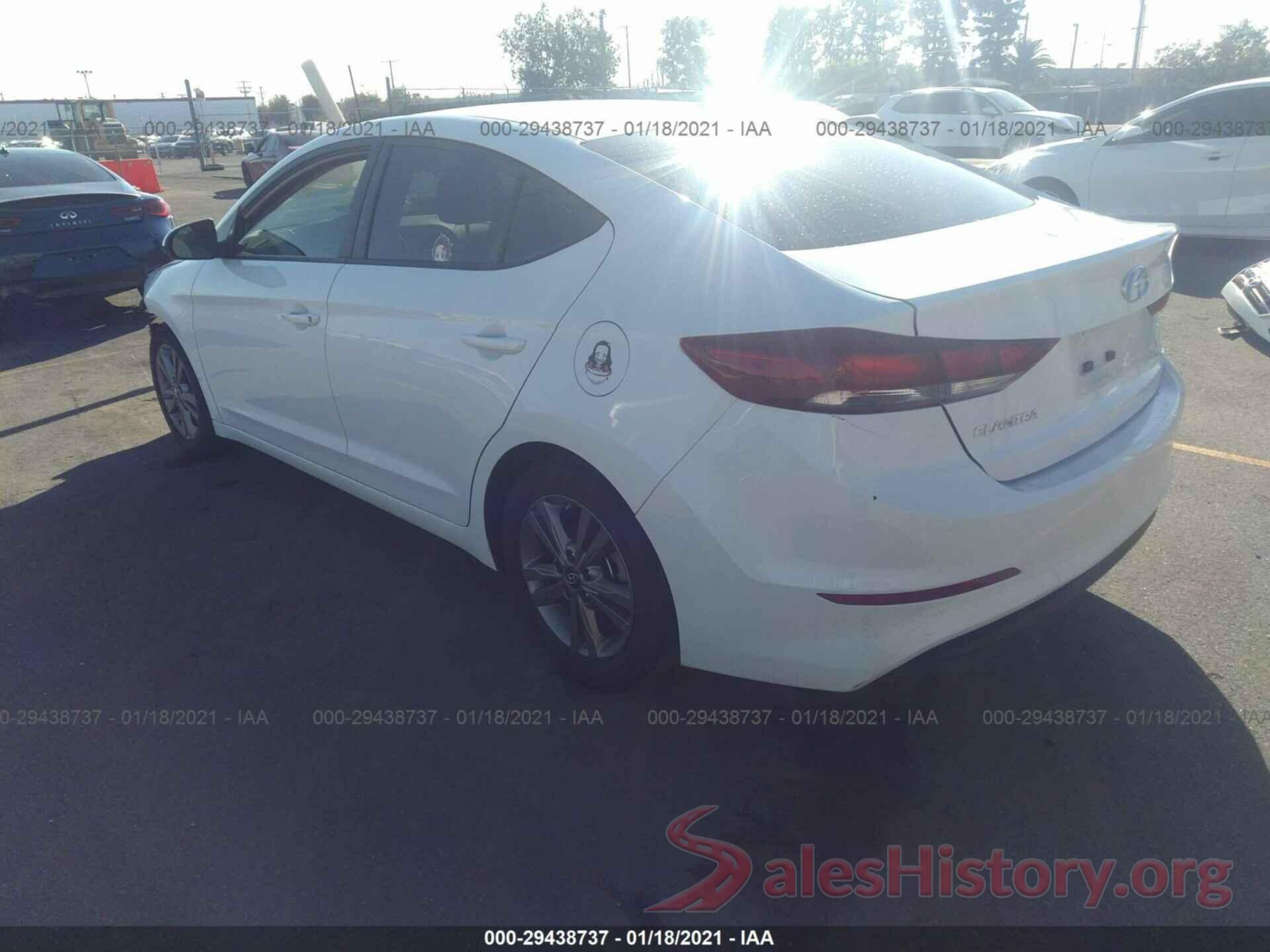 5NPD84LF7JH391492 2018 HYUNDAI ELANTRA