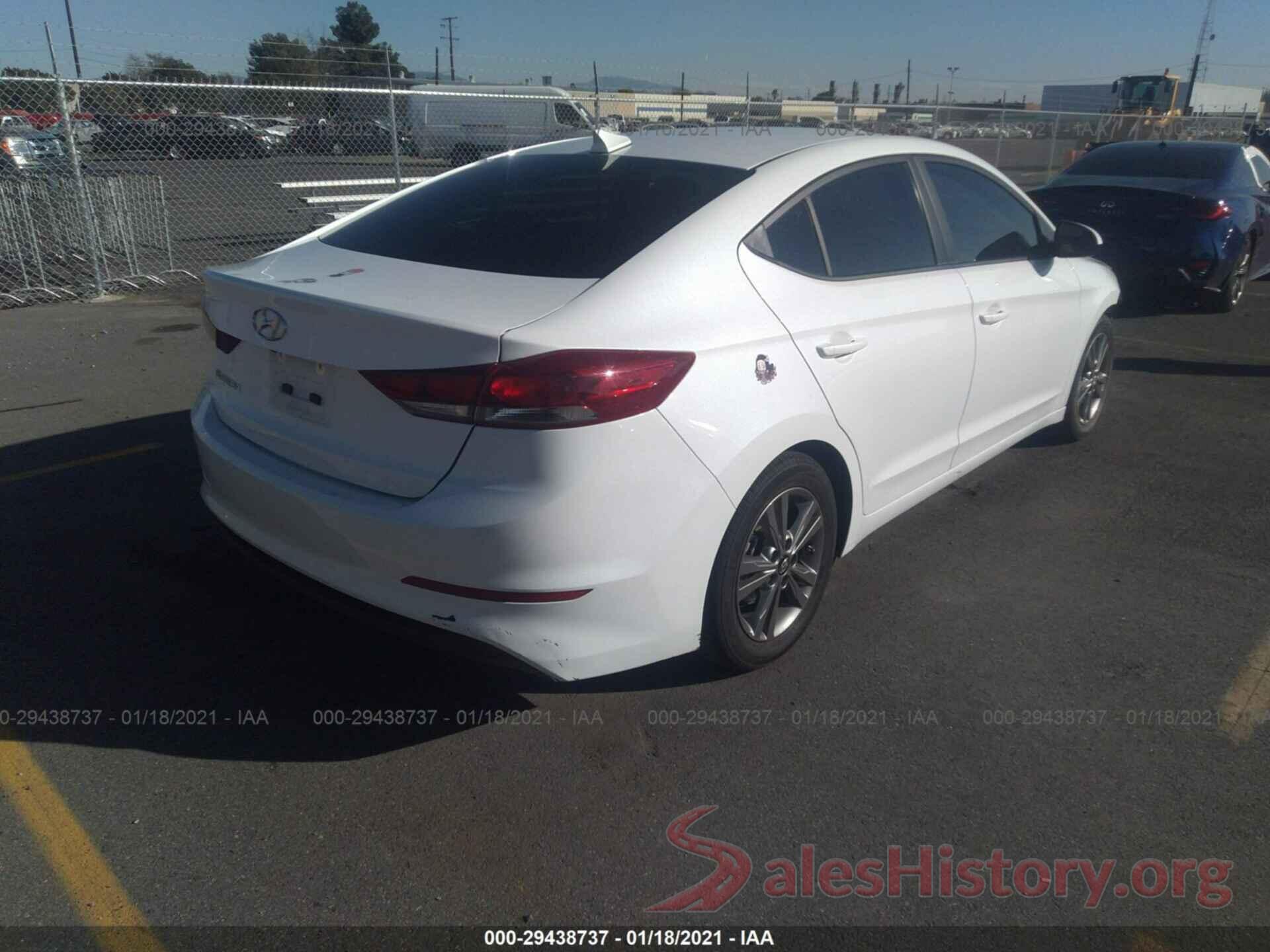 5NPD84LF7JH391492 2018 HYUNDAI ELANTRA