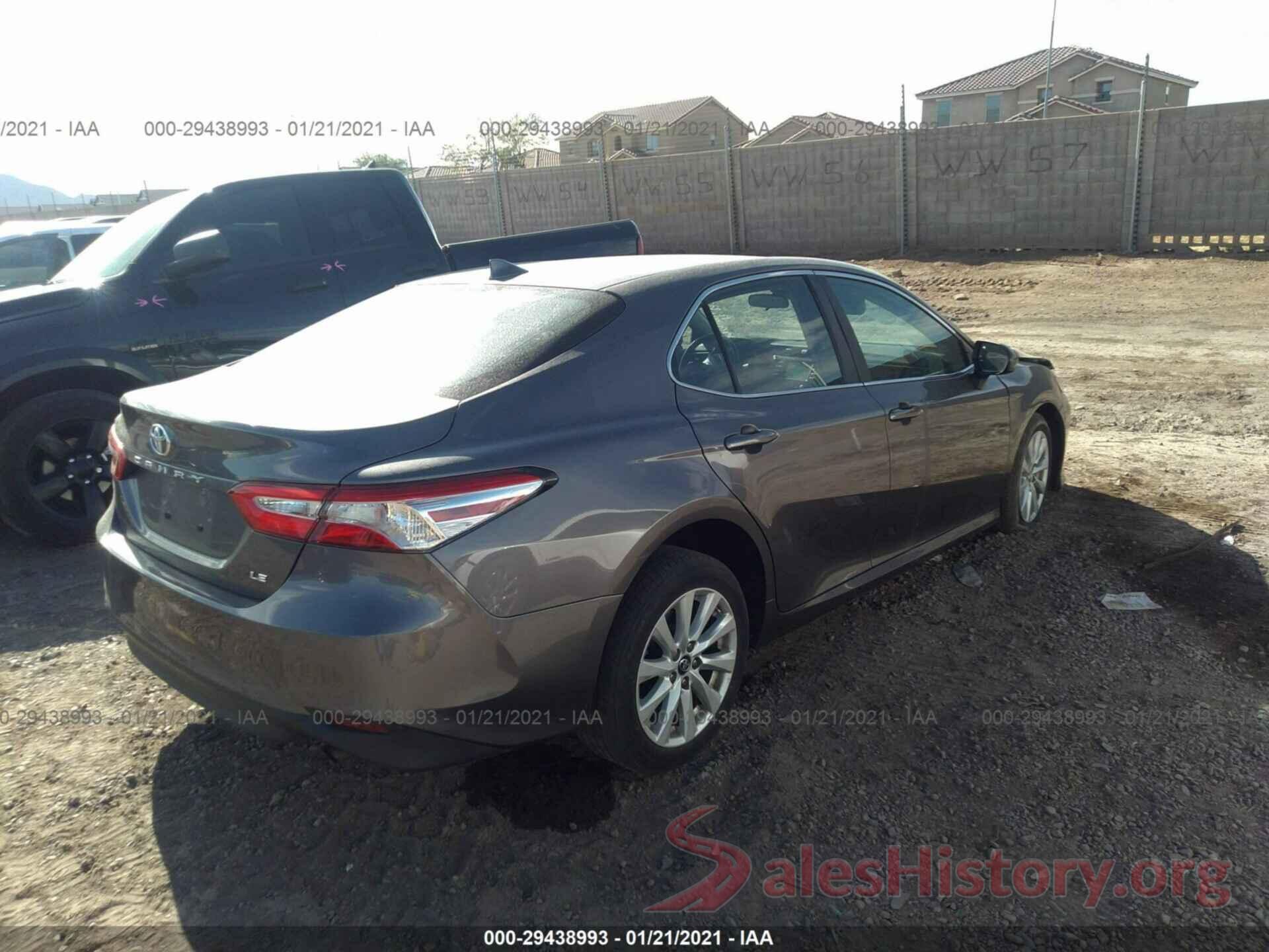 4T1B11HK4KU239480 2019 TOYOTA CAMRY