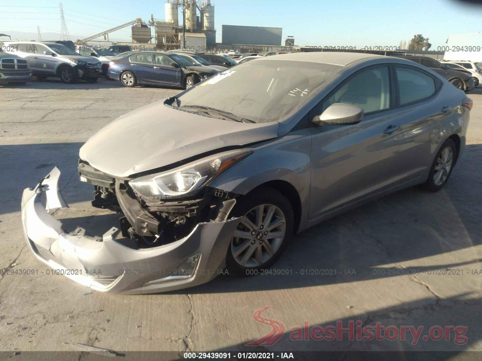 5NPDH4AE1GH770569 2016 HYUNDAI ELANTRA