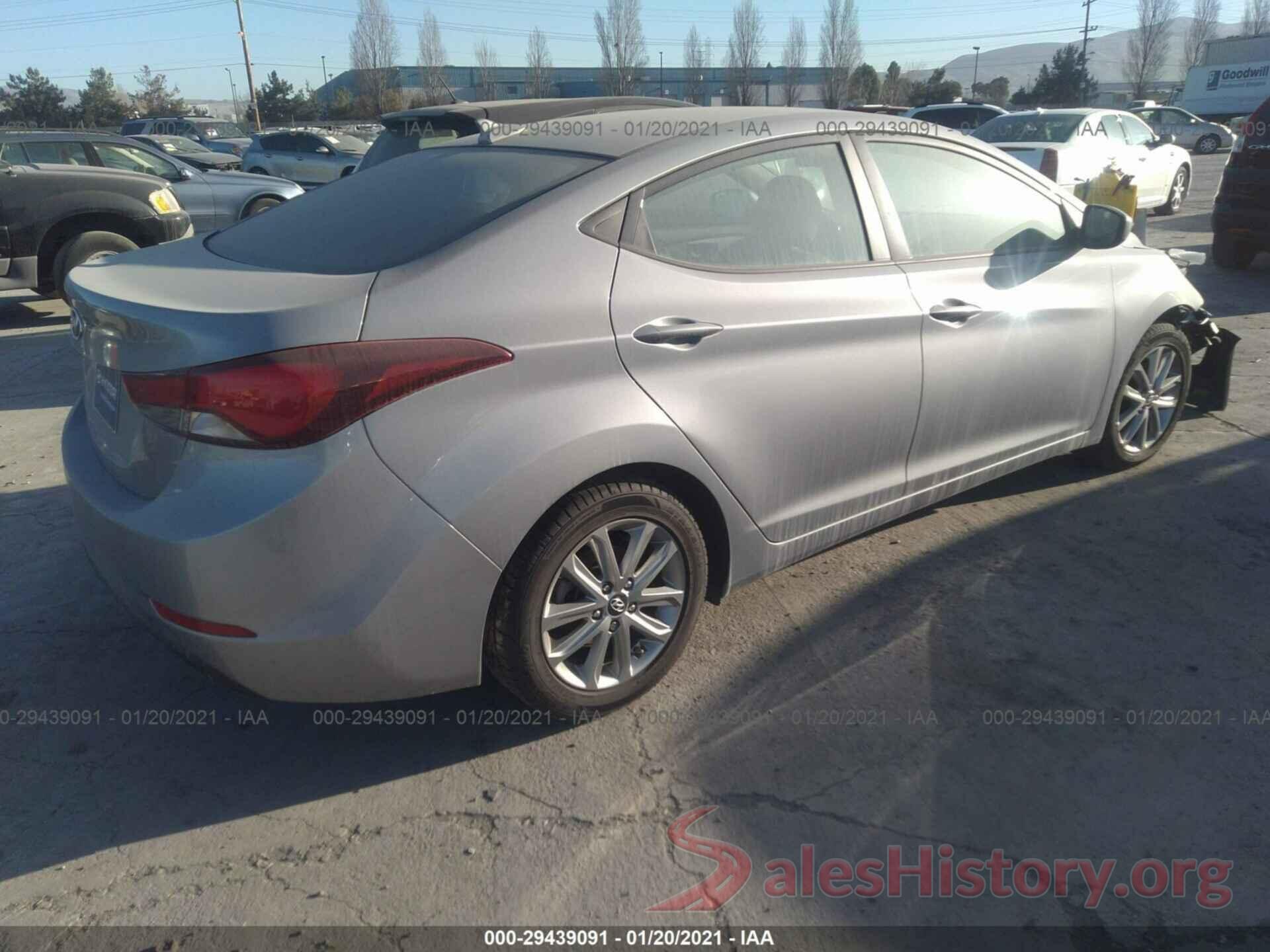 5NPDH4AE1GH770569 2016 HYUNDAI ELANTRA