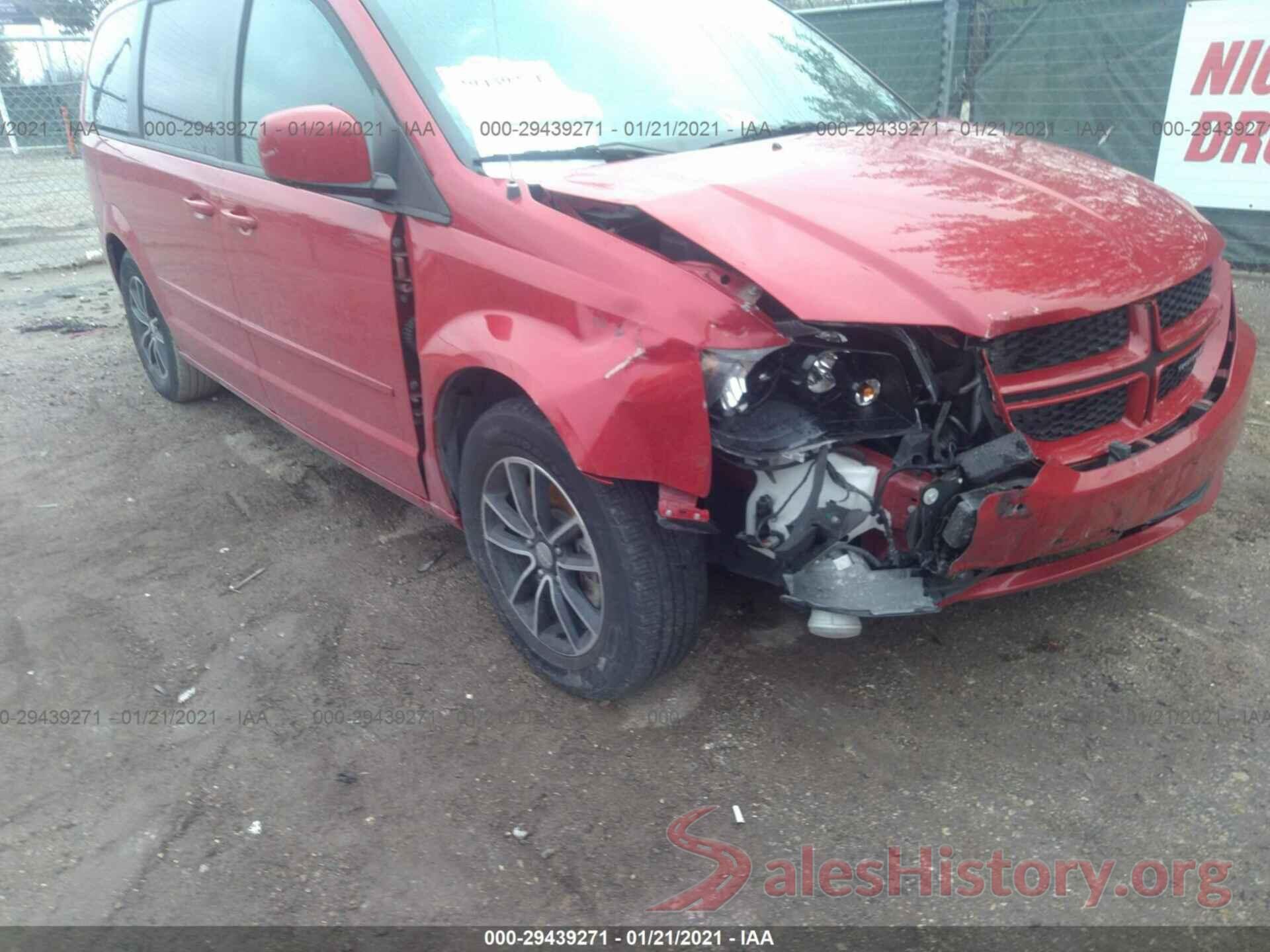 2C4RDGEGXGR103257 2016 DODGE GRAND CARAVAN