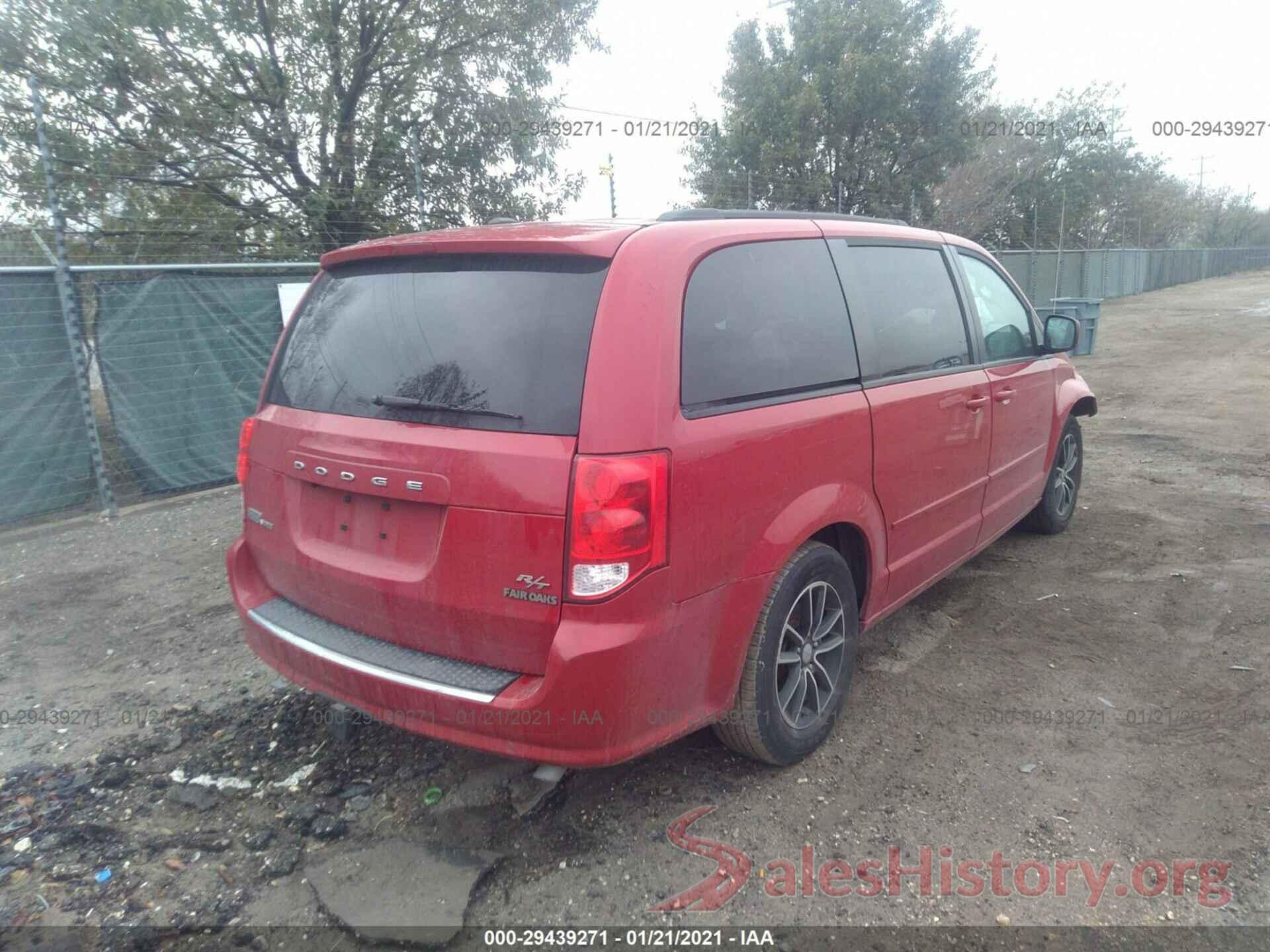 2C4RDGEGXGR103257 2016 DODGE GRAND CARAVAN