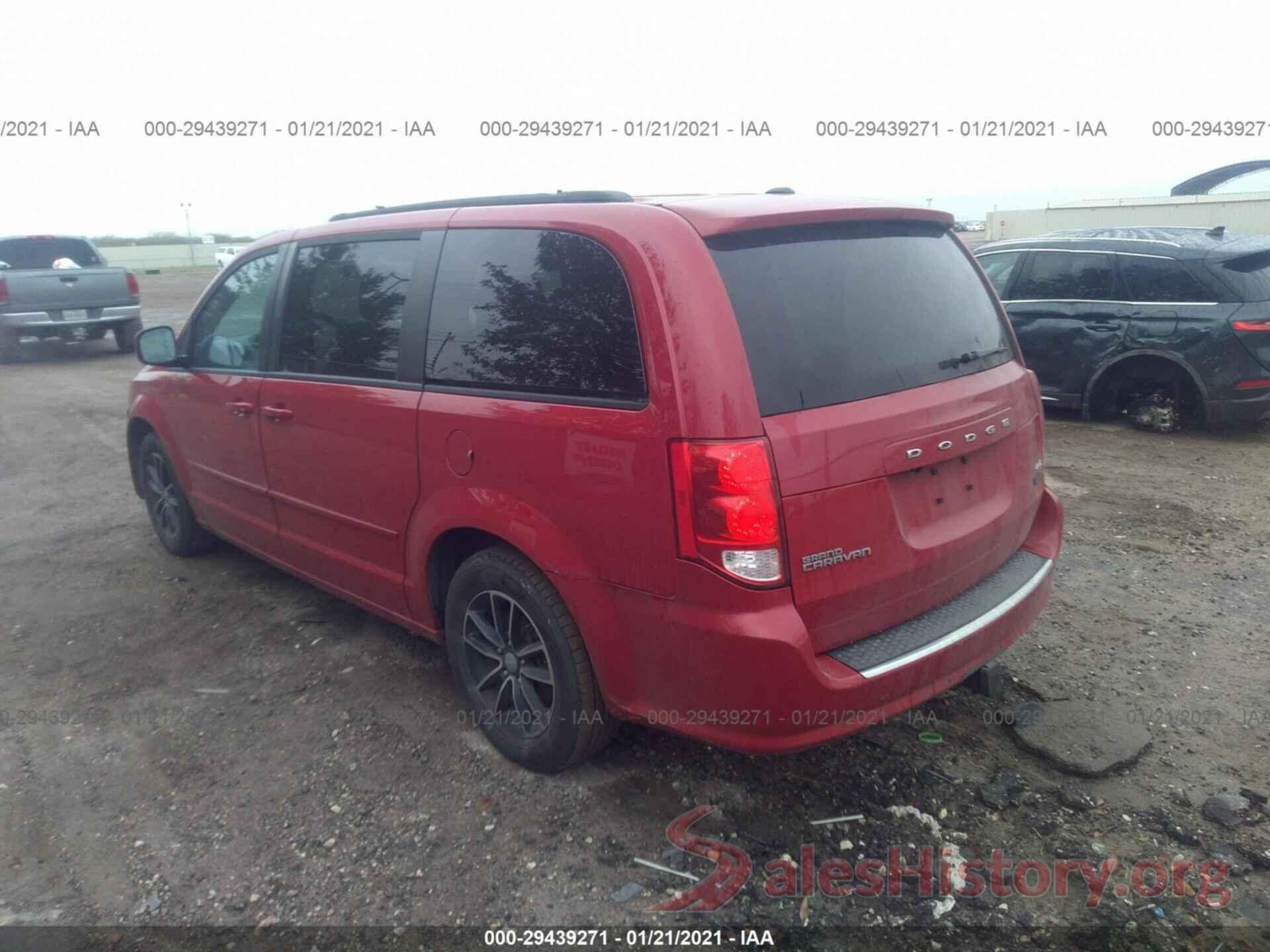 2C4RDGEGXGR103257 2016 DODGE GRAND CARAVAN