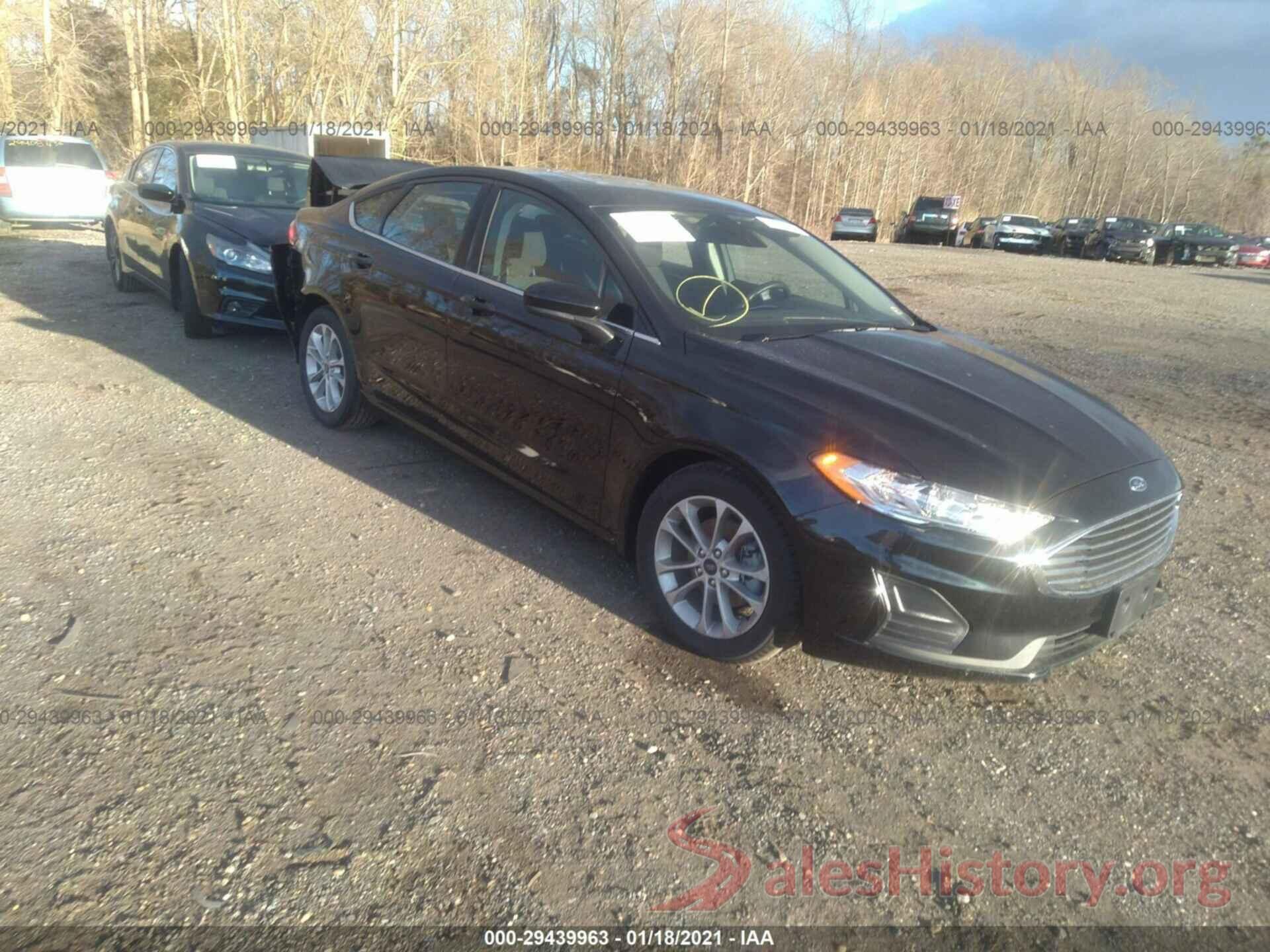 3FA6P0HD3LR256589 2020 FORD FUSION