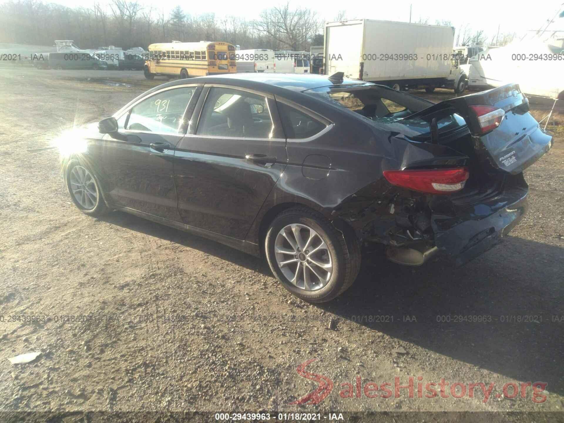 3FA6P0HD3LR256589 2020 FORD FUSION