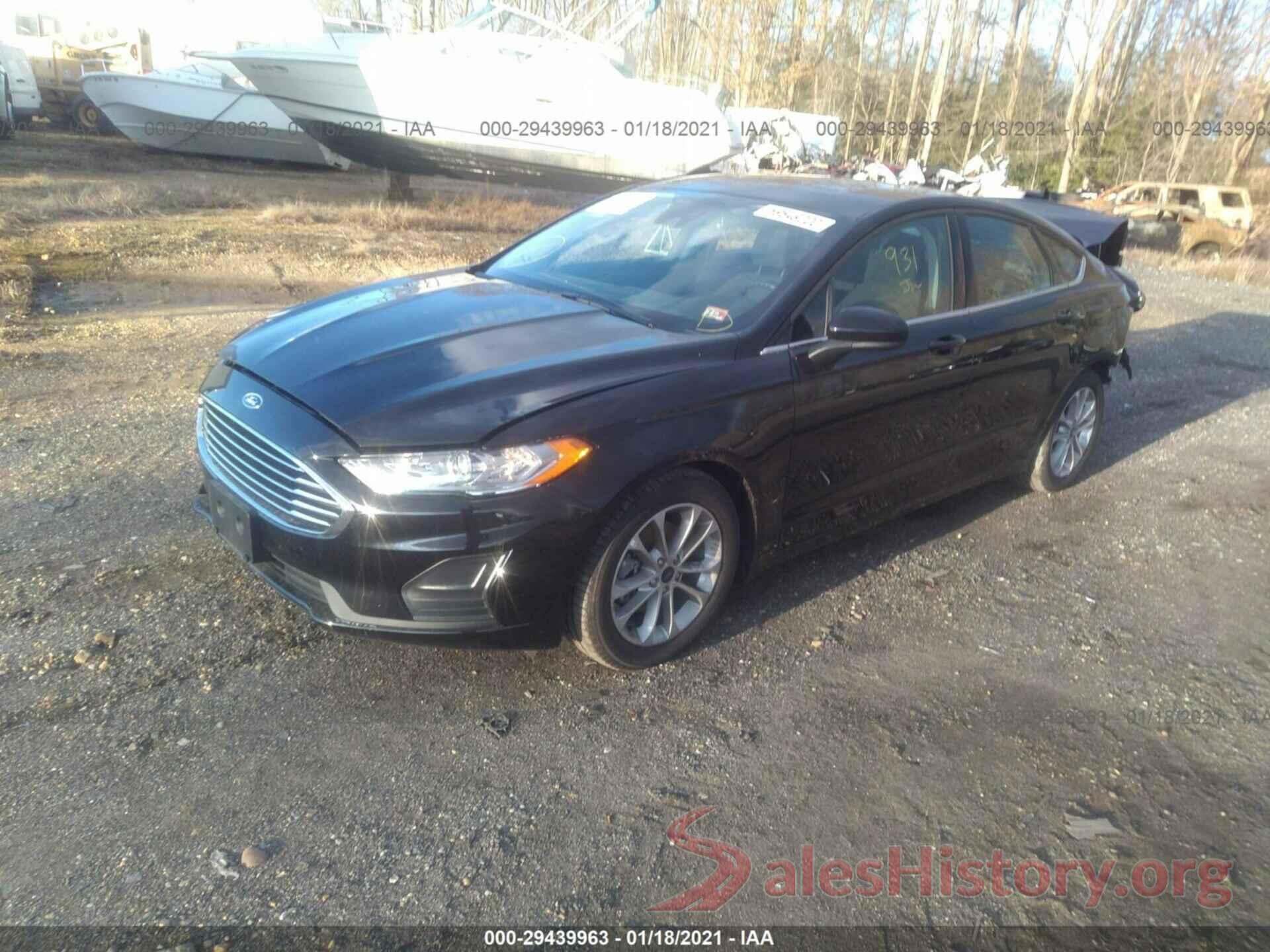 3FA6P0HD3LR256589 2020 FORD FUSION