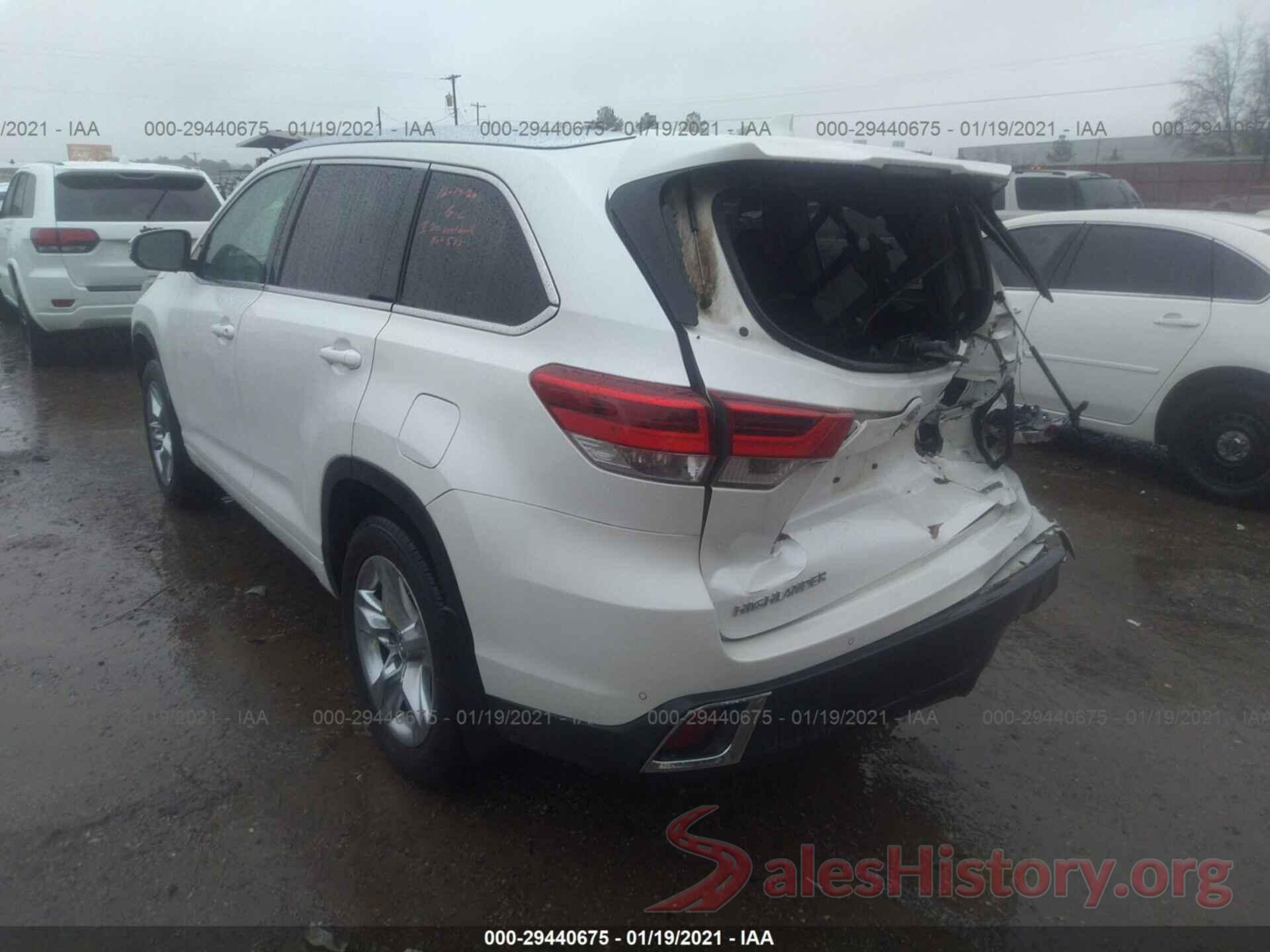 5TDYZRFH4JS236658 2018 TOYOTA HIGHLANDER