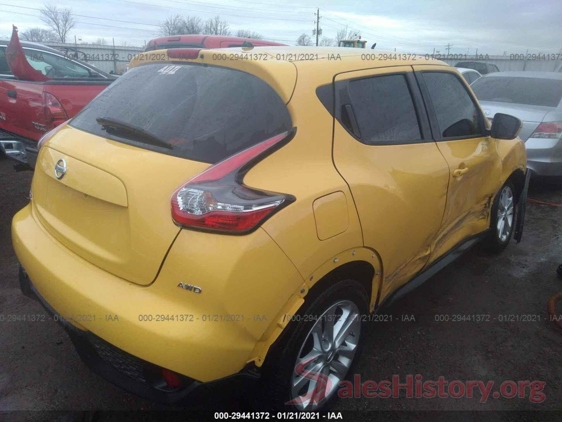 JN8AF5MV9GT656202 2016 NISSAN JUKE