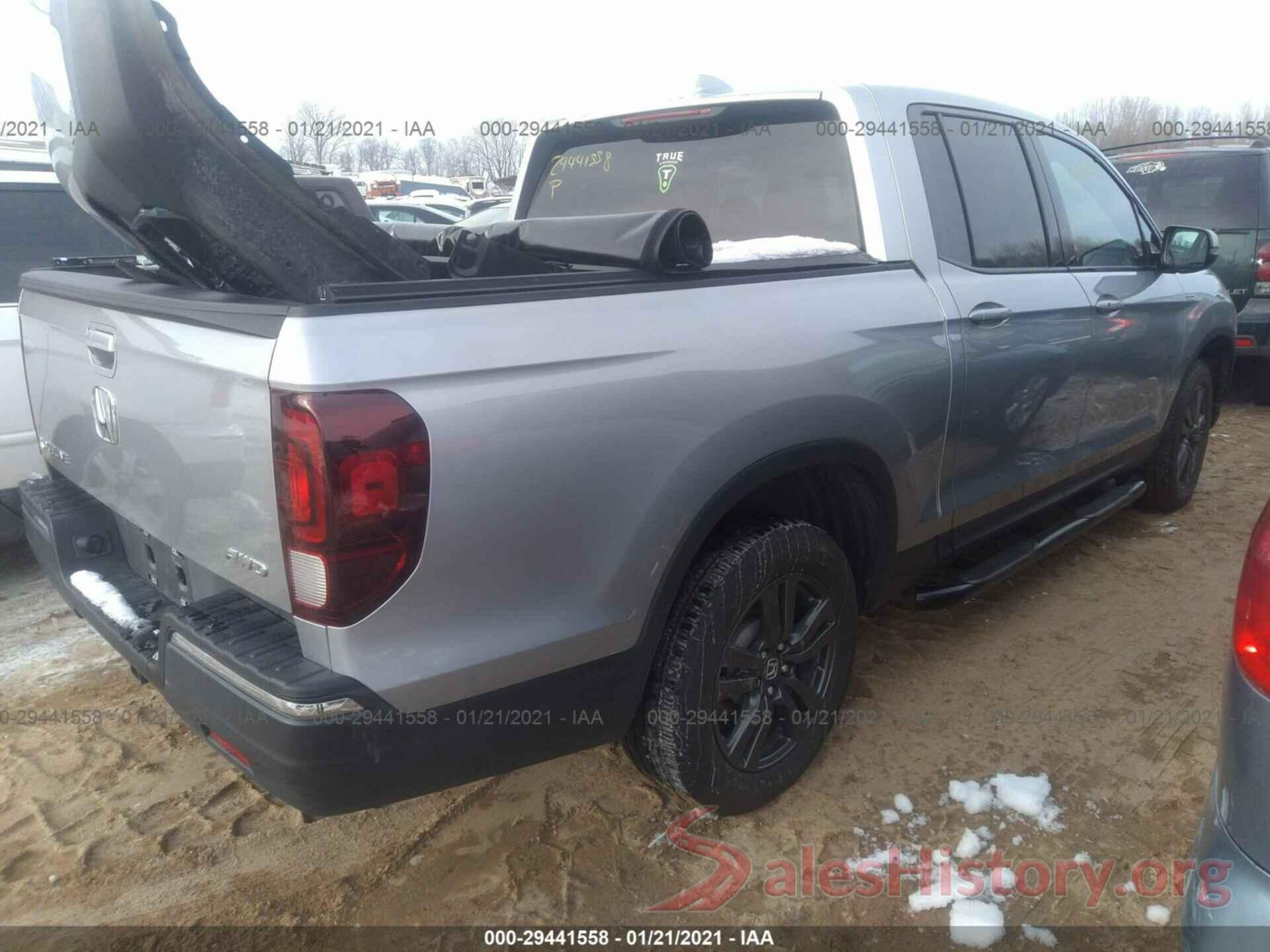 5FPYK3F12KB029896 2019 HONDA RIDGELINE