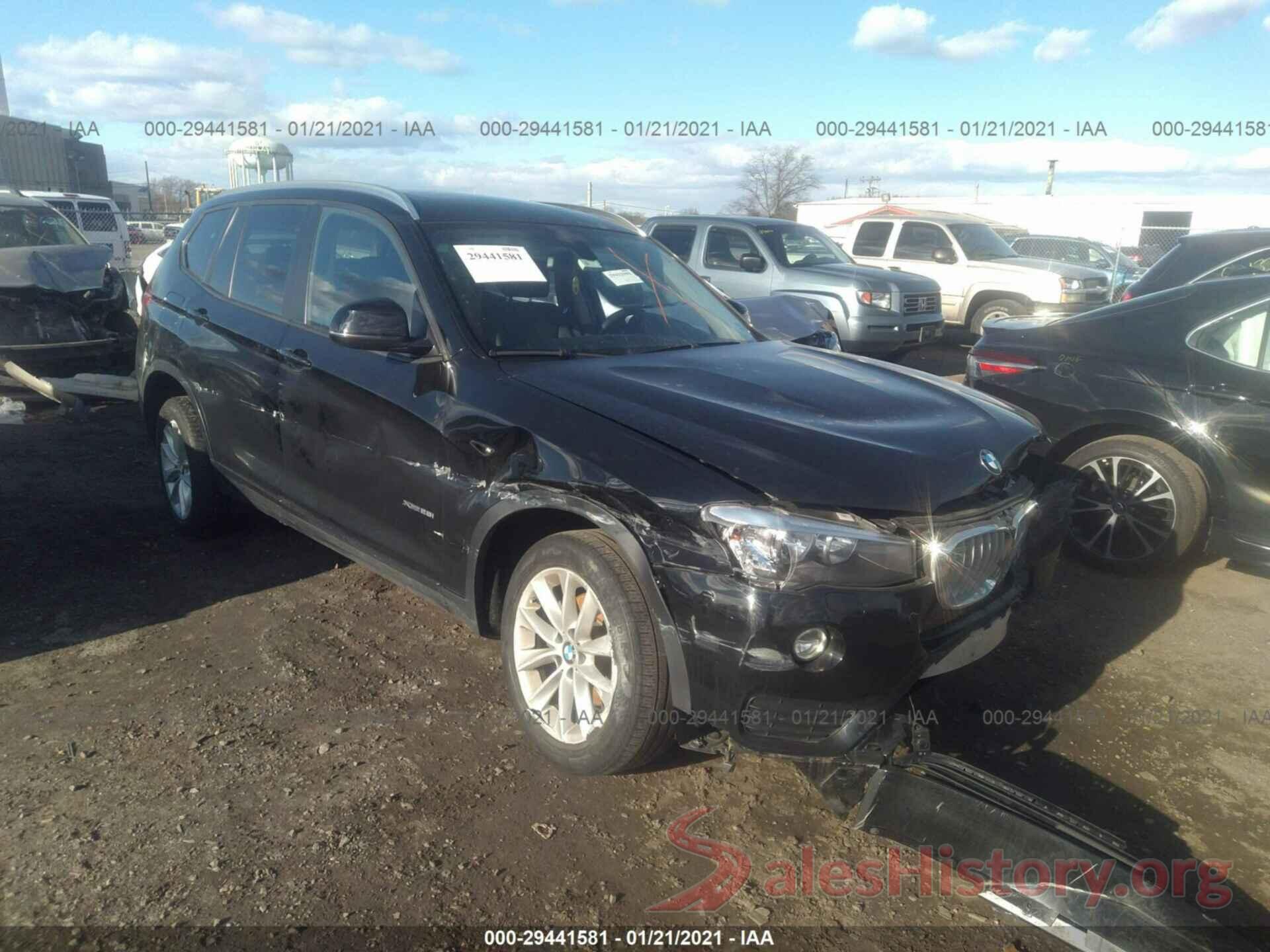 5UXWX9C33H0W70331 2017 BMW X3