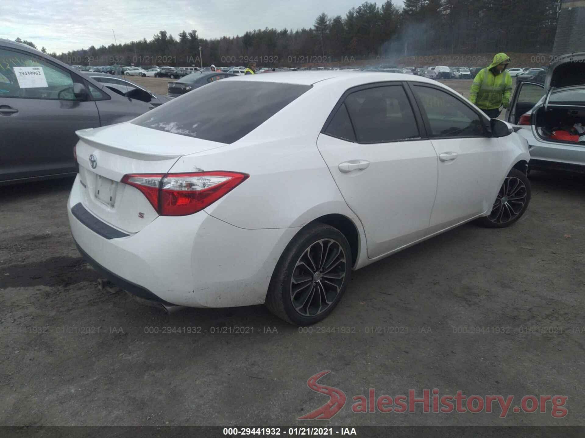 2T1BURHE4GC604734 2016 TOYOTA COROLLA