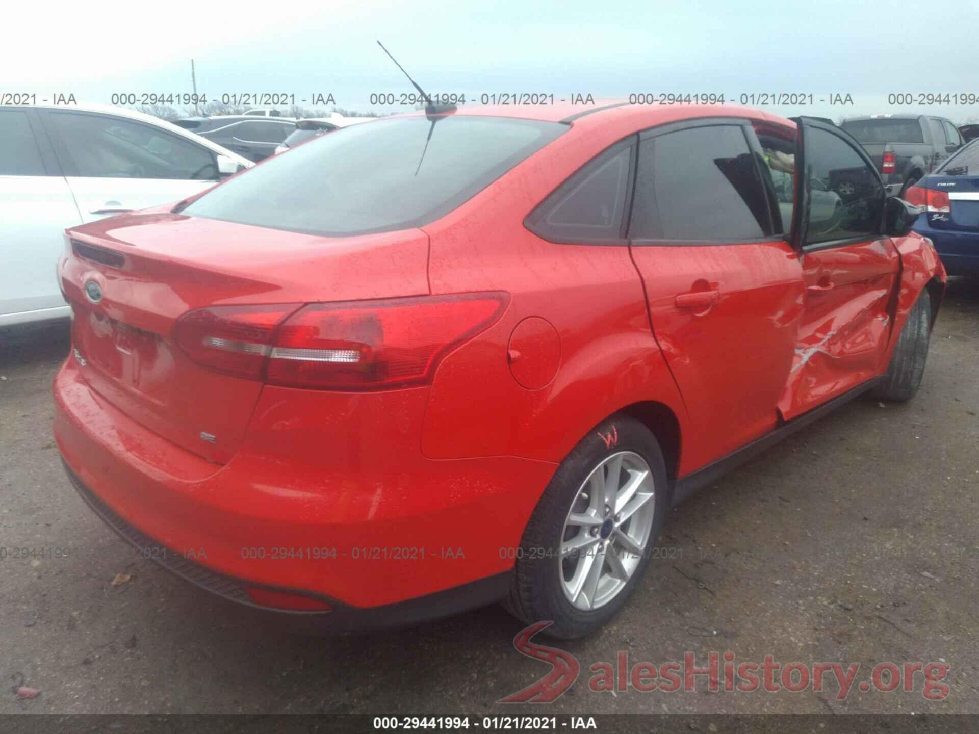 1FADP3F22GL259076 2016 FORD FOCUS