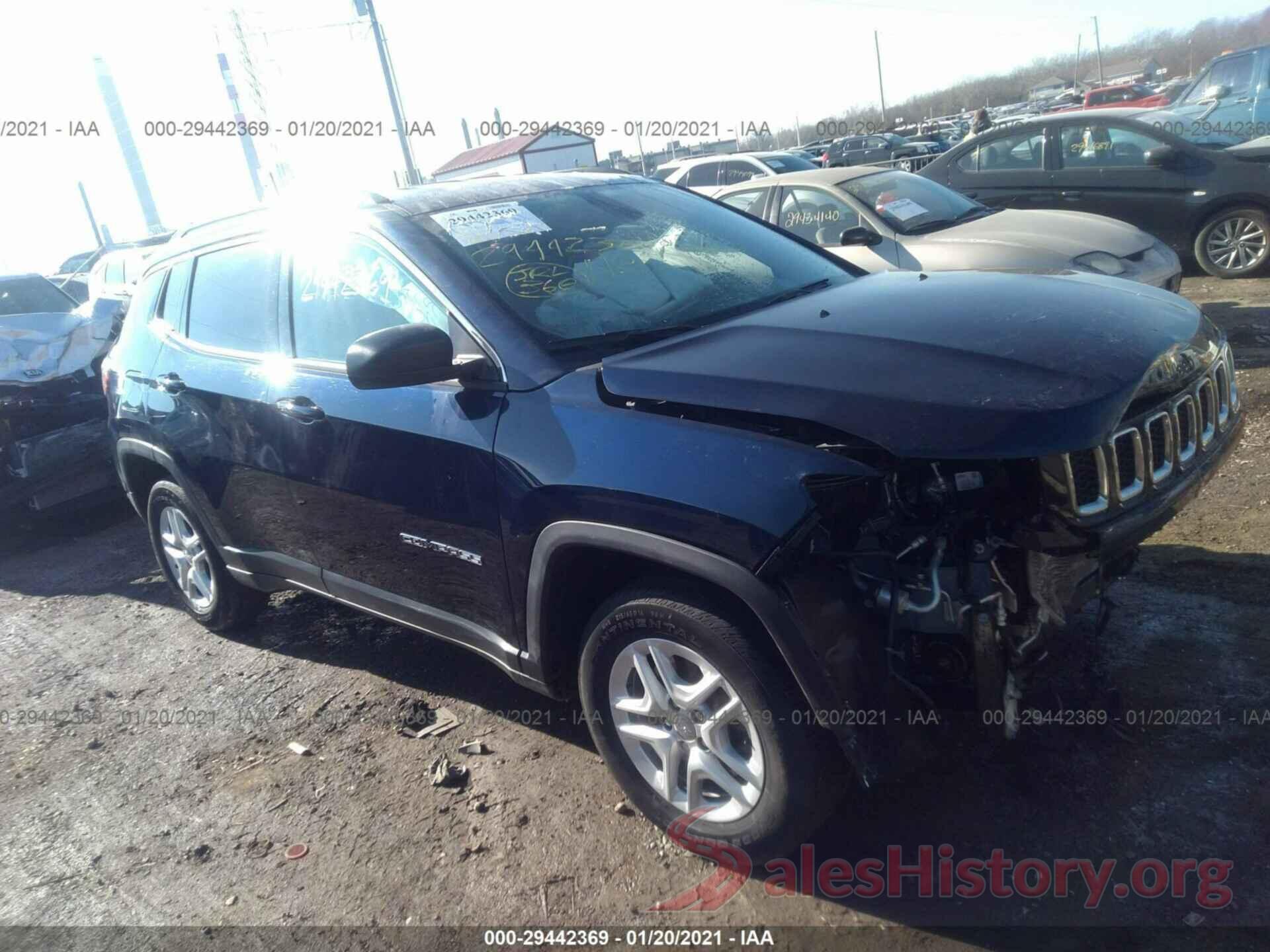 3C4NJCABXLT108489 2020 JEEP COMPASS