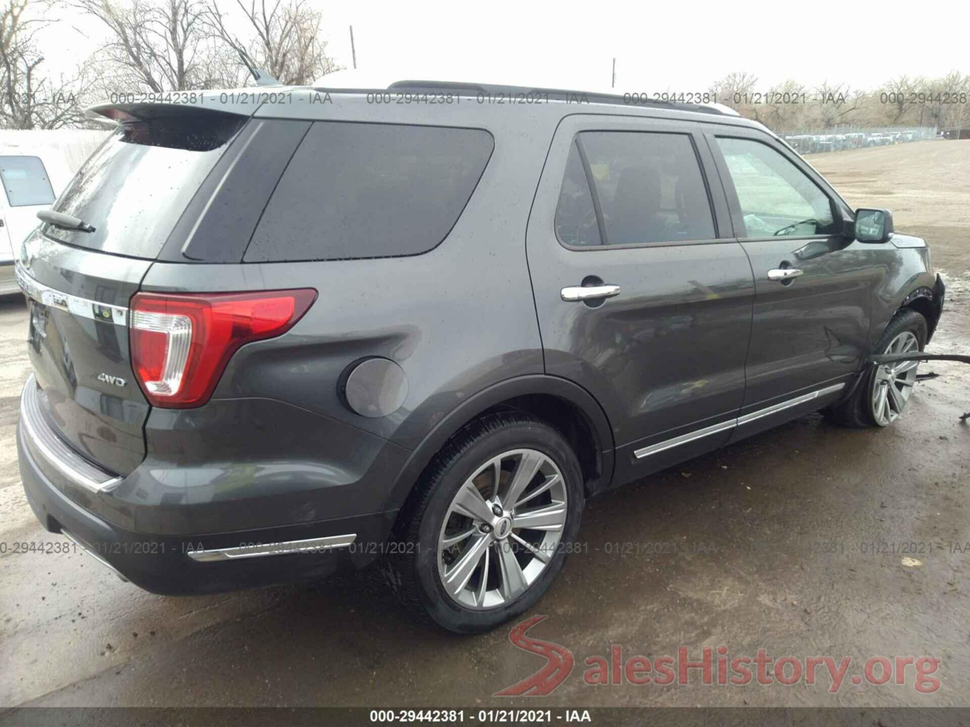 1FM5K8F89JGA99255 2018 FORD EXPLORER