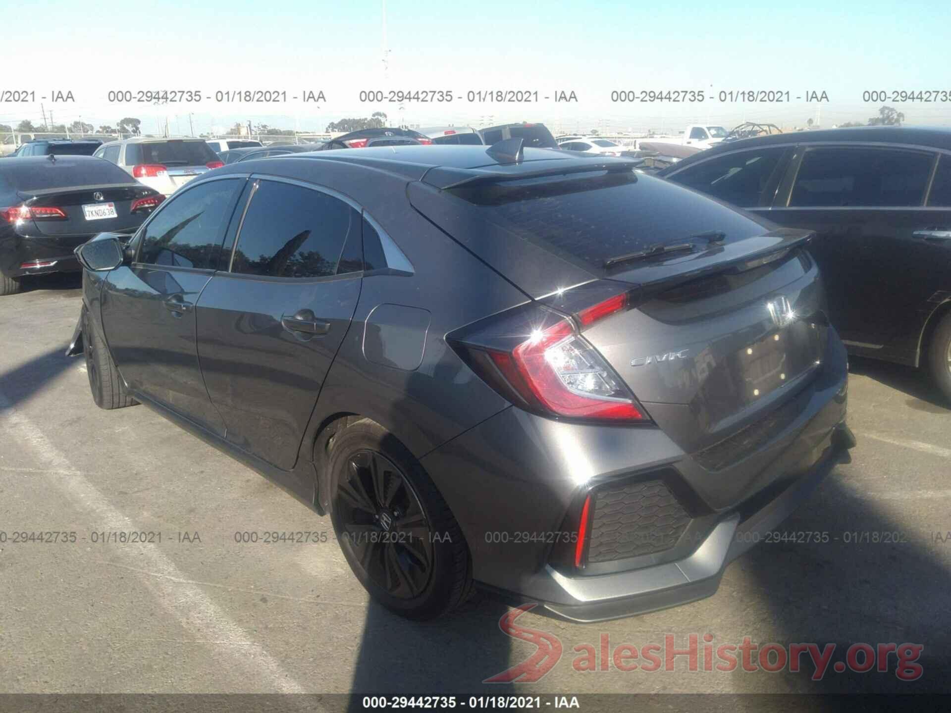 SHHFK7H54JU427714 2018 HONDA CIVIC HATCHBACK