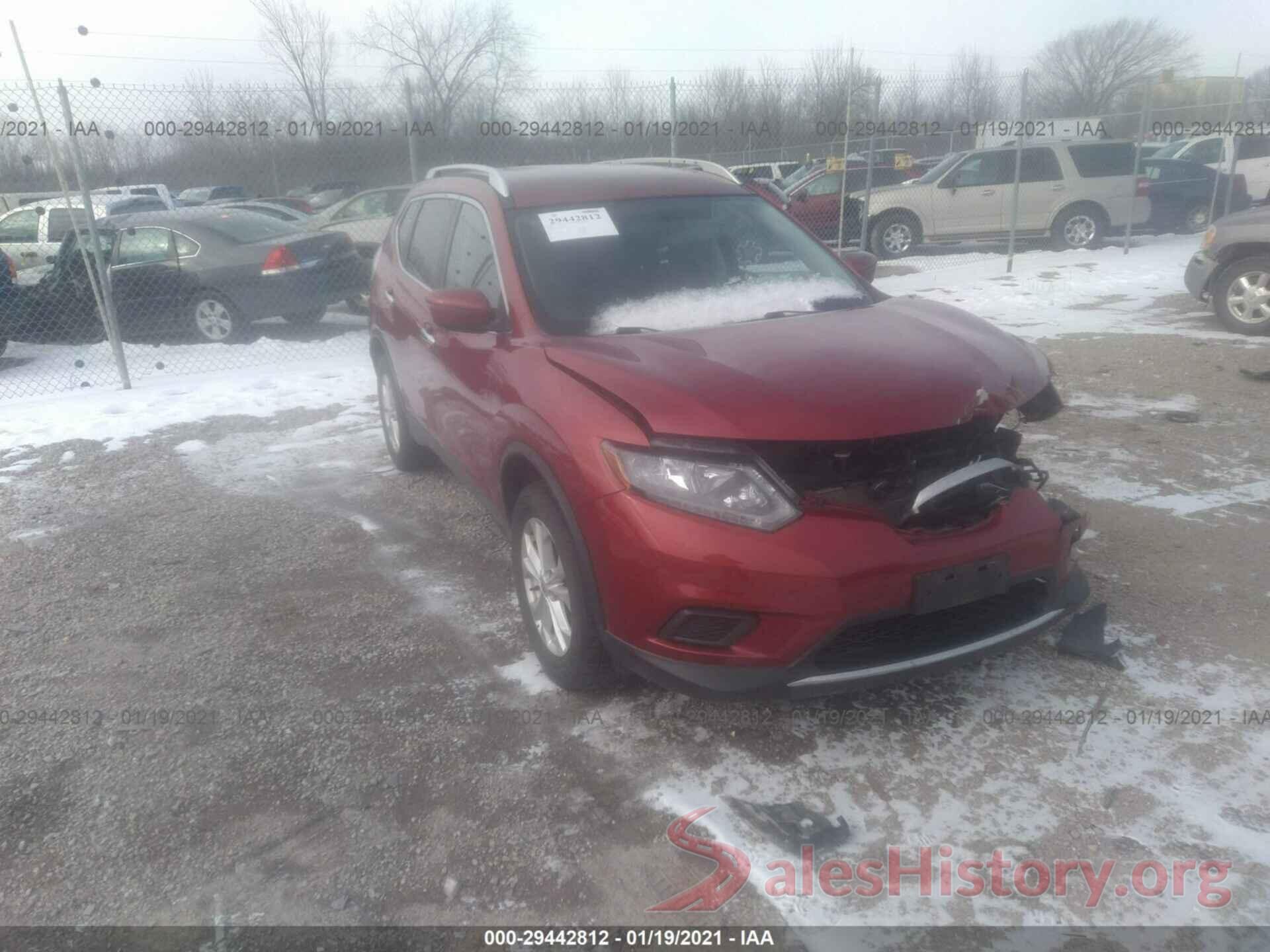 KNMAT2MV5GP708520 2016 NISSAN ROGUE