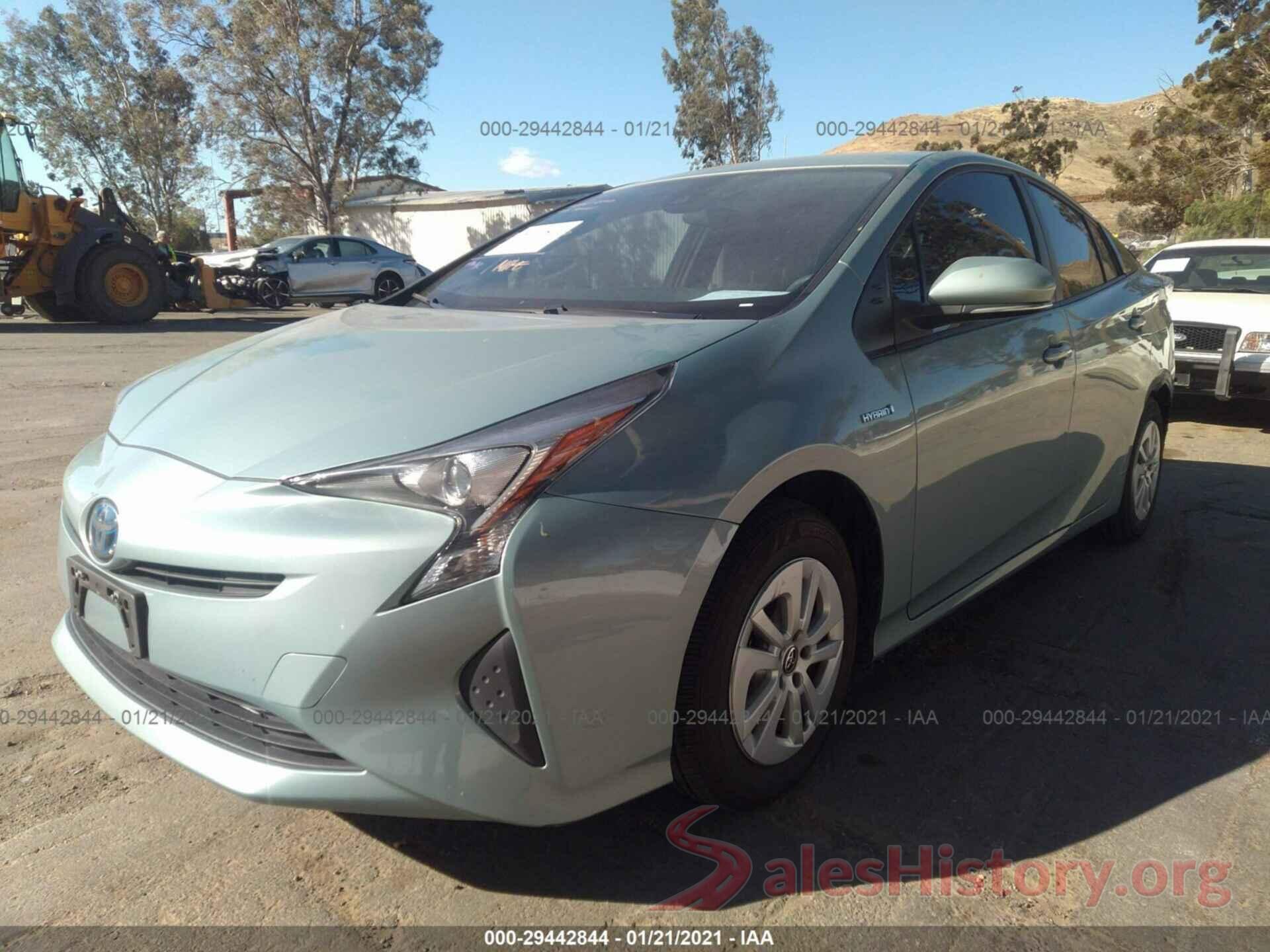 JTDKBRFU1H3029521 2017 TOYOTA PRIUS