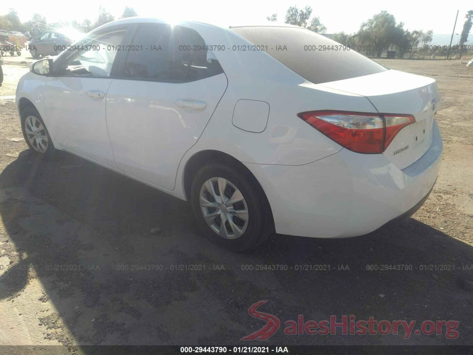 5YFBURHE7GP429346 2016 TOYOTA COROLLA