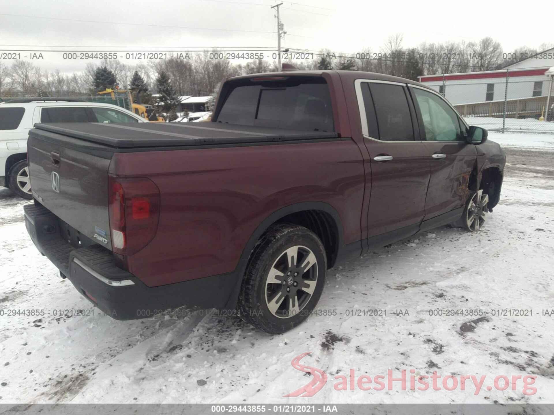 5FPYK3F72KB008454 2019 HONDA RIDGELINE