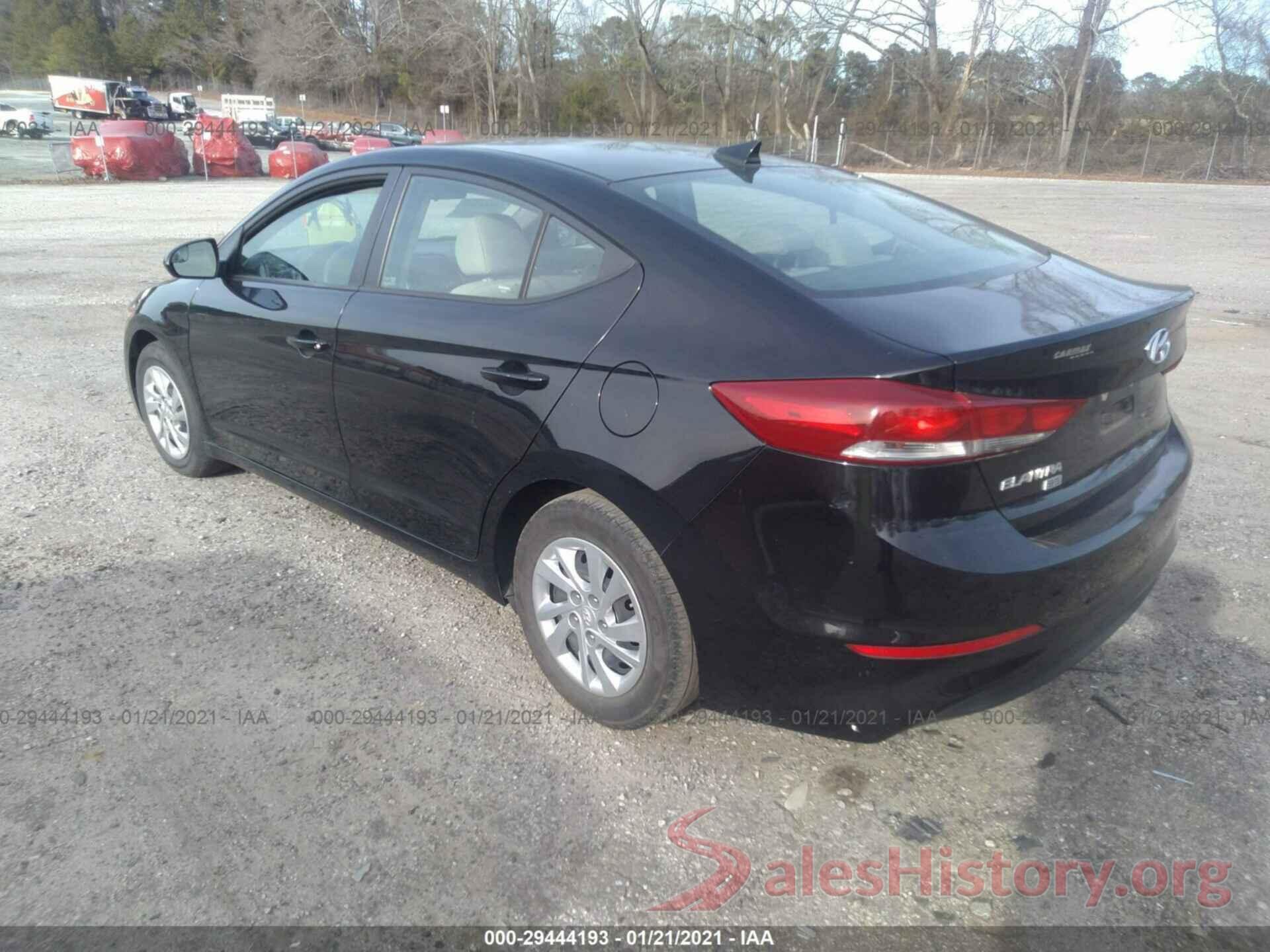 KMHD74LF2HU128096 2017 HYUNDAI ELANTRA