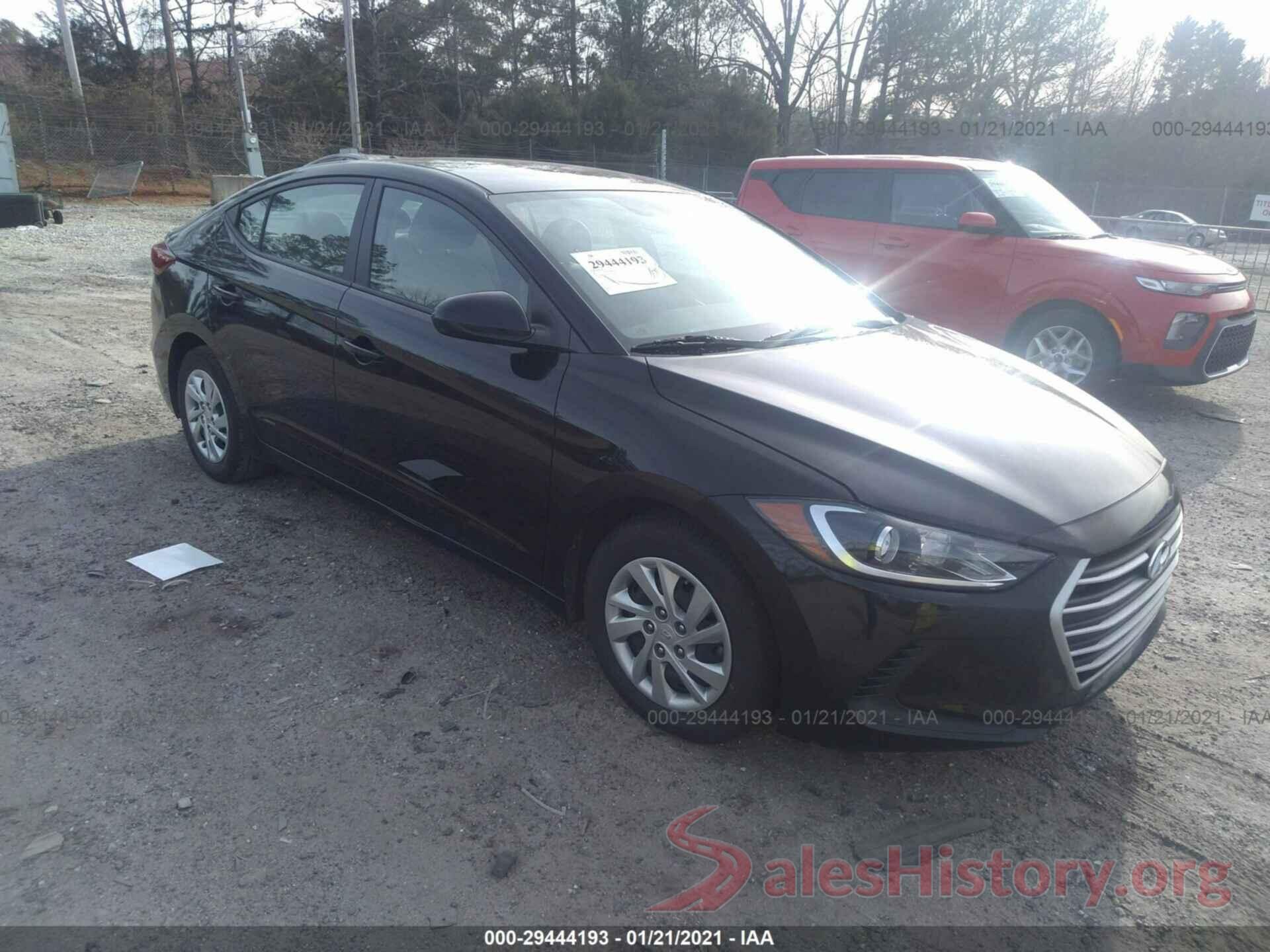 KMHD74LF2HU128096 2017 HYUNDAI ELANTRA