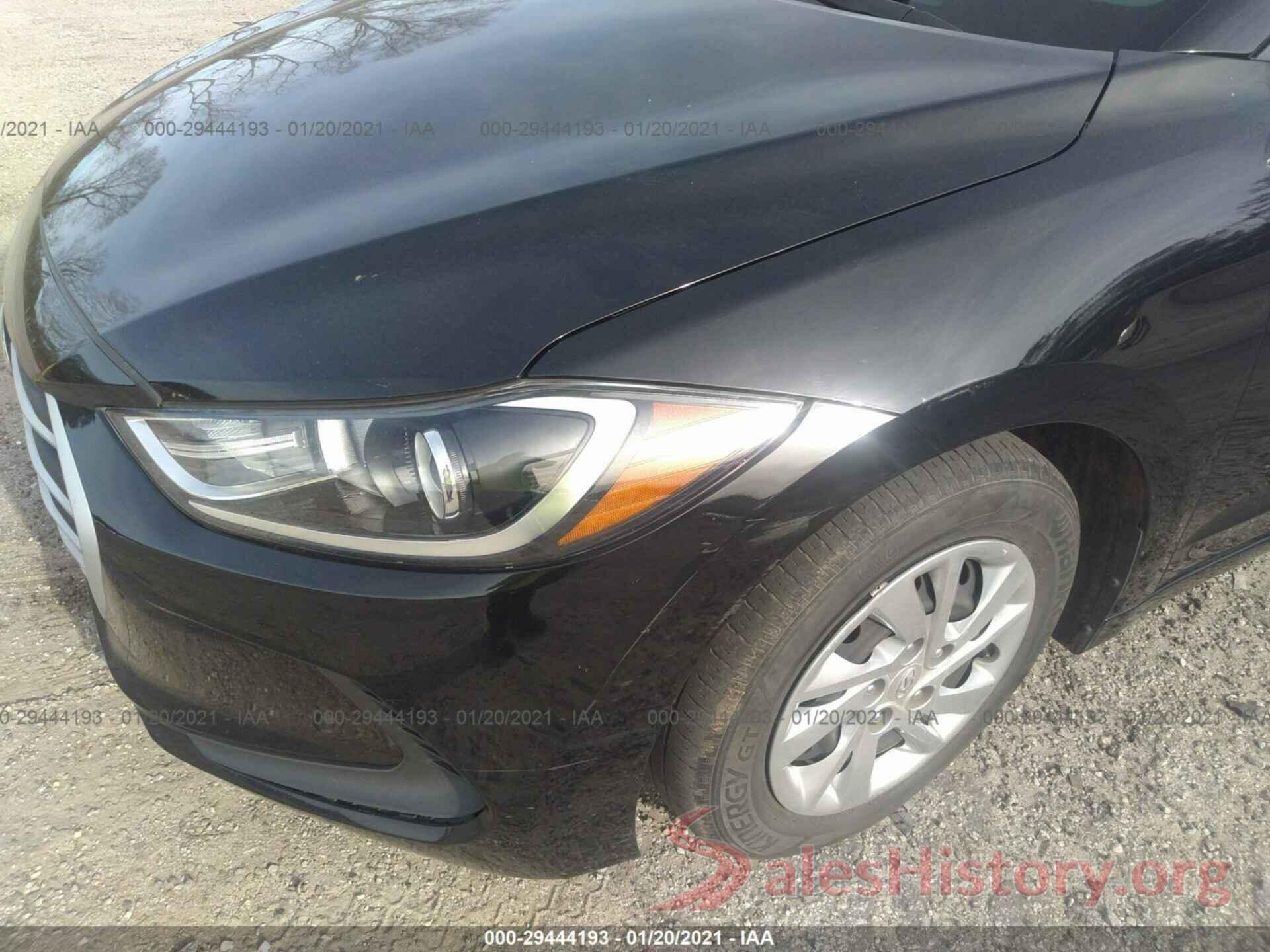 KMHD74LF2HU128096 2017 HYUNDAI ELANTRA