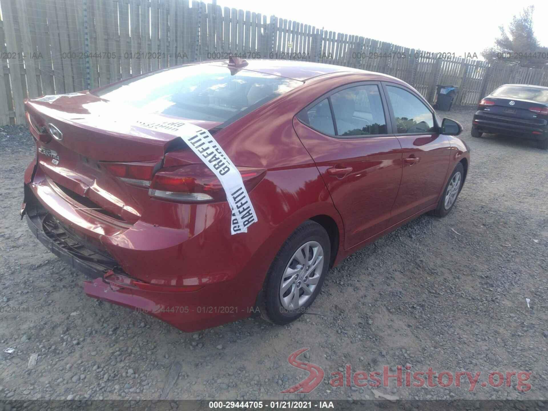 KMHD74LFXHU372854 2017 HYUNDAI ELANTRA