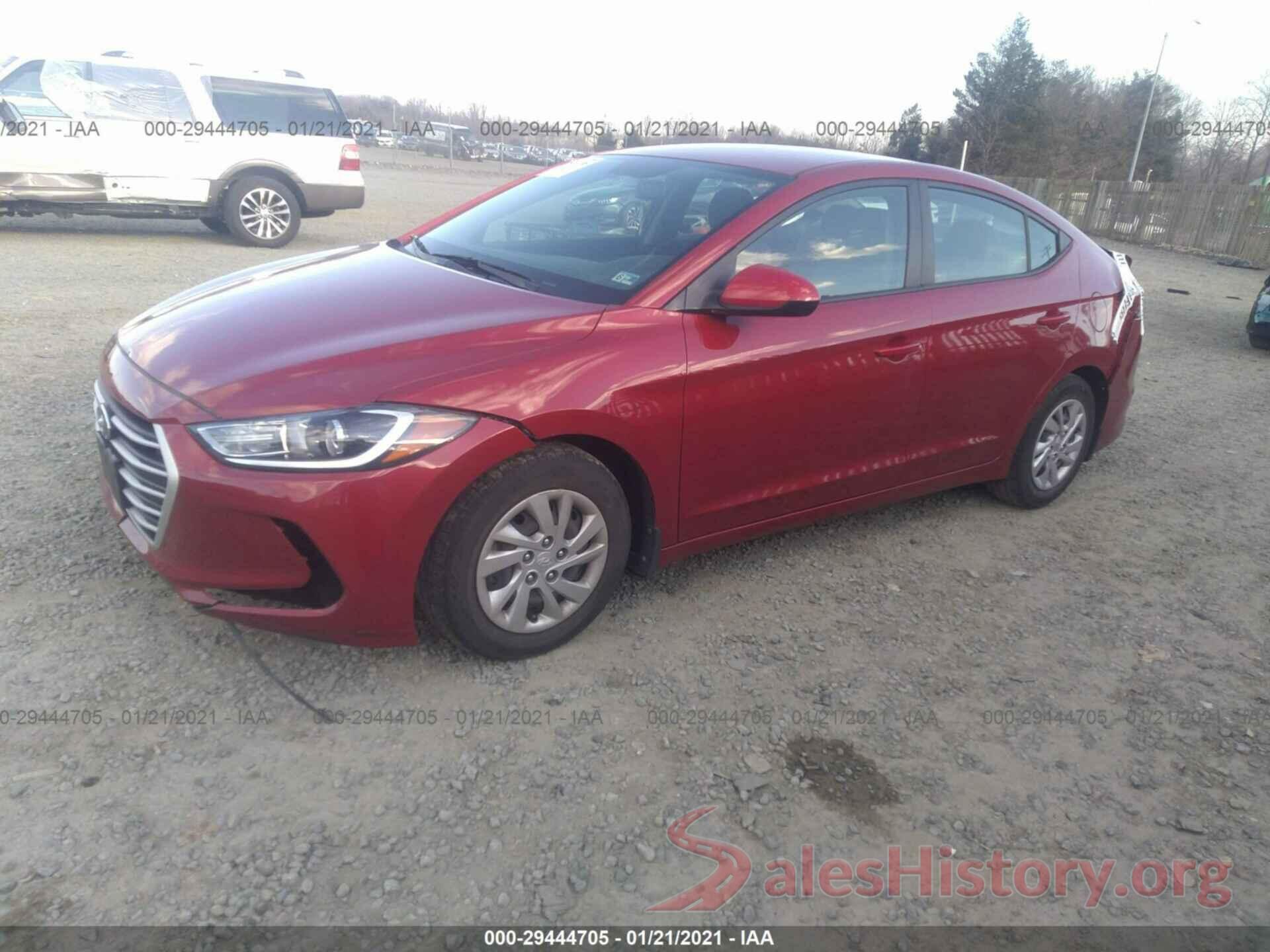 KMHD74LFXHU372854 2017 HYUNDAI ELANTRA