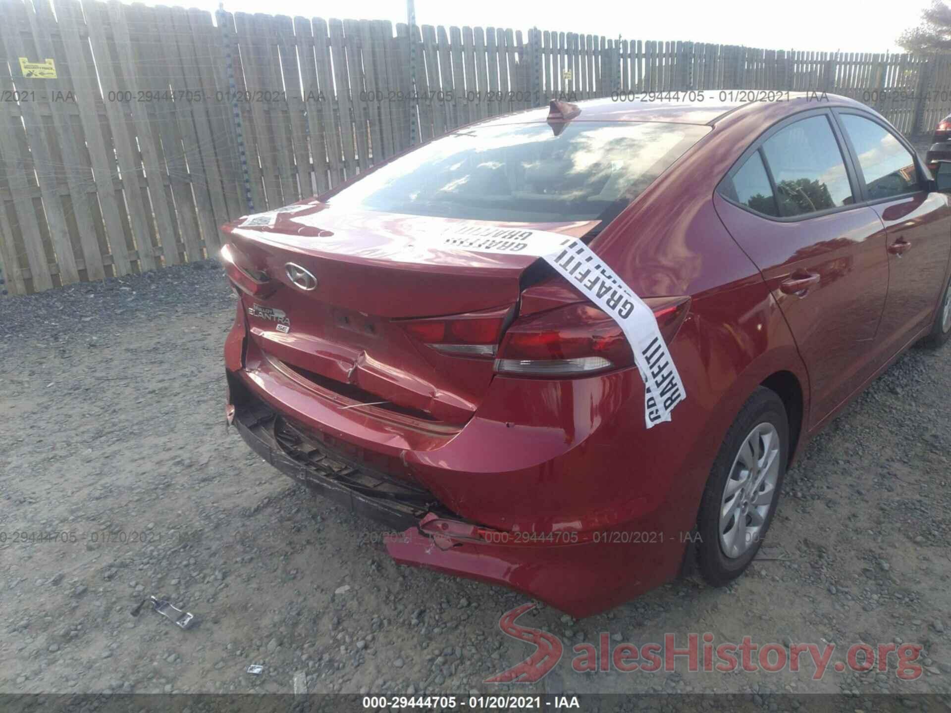 KMHD74LFXHU372854 2017 HYUNDAI ELANTRA