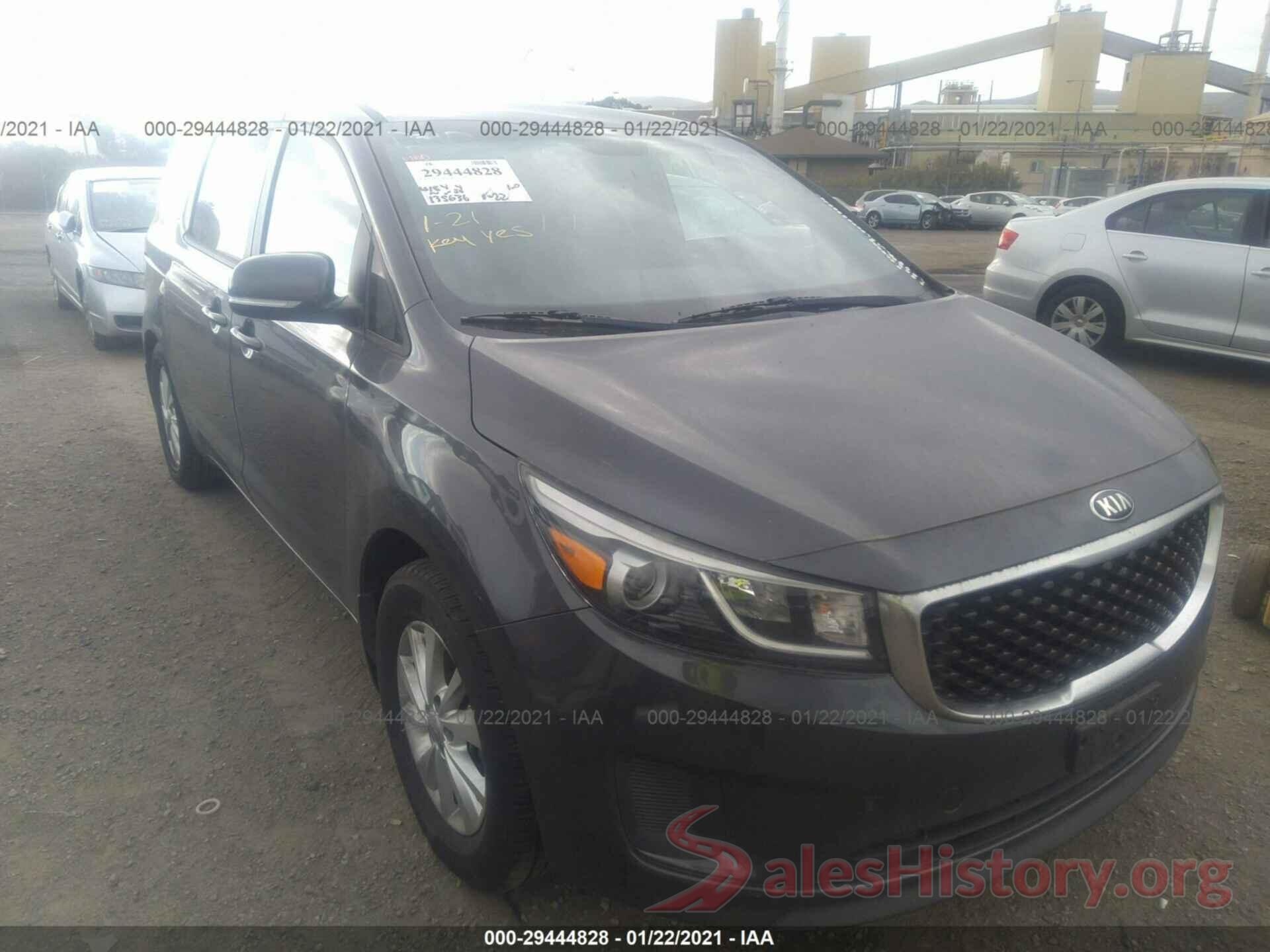 KNDMB5C12G6183938 2016 KIA SEDONA