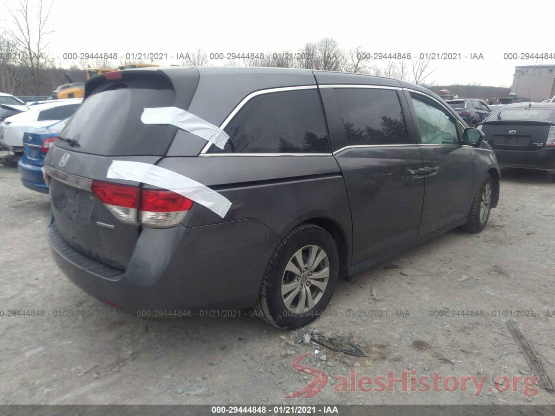 5FNRL5H31HB015288 2017 HONDA ODYSSEY