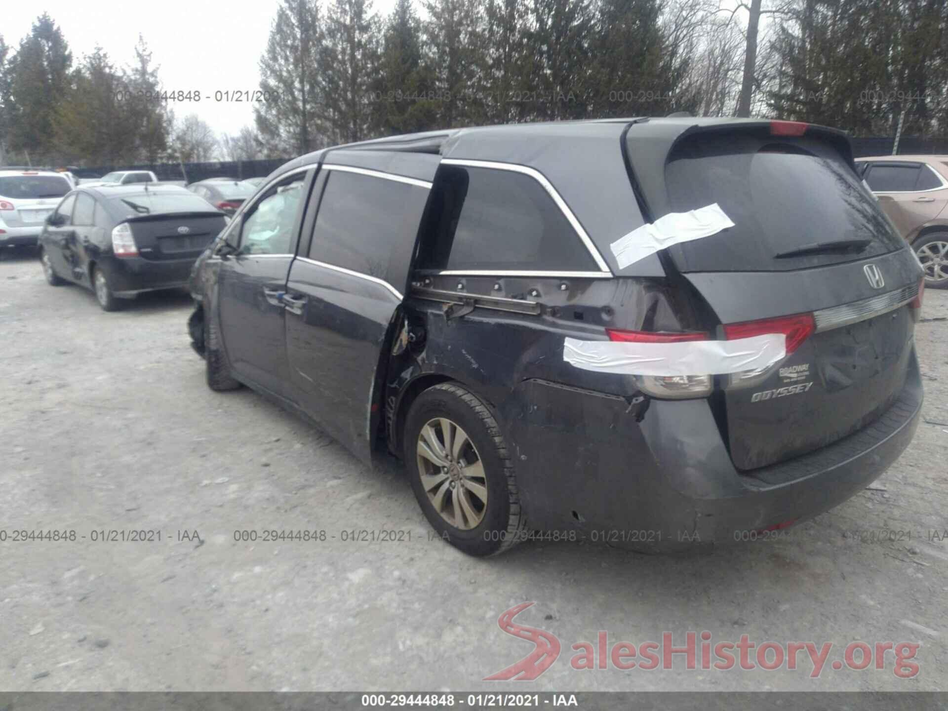 5FNRL5H31HB015288 2017 HONDA ODYSSEY