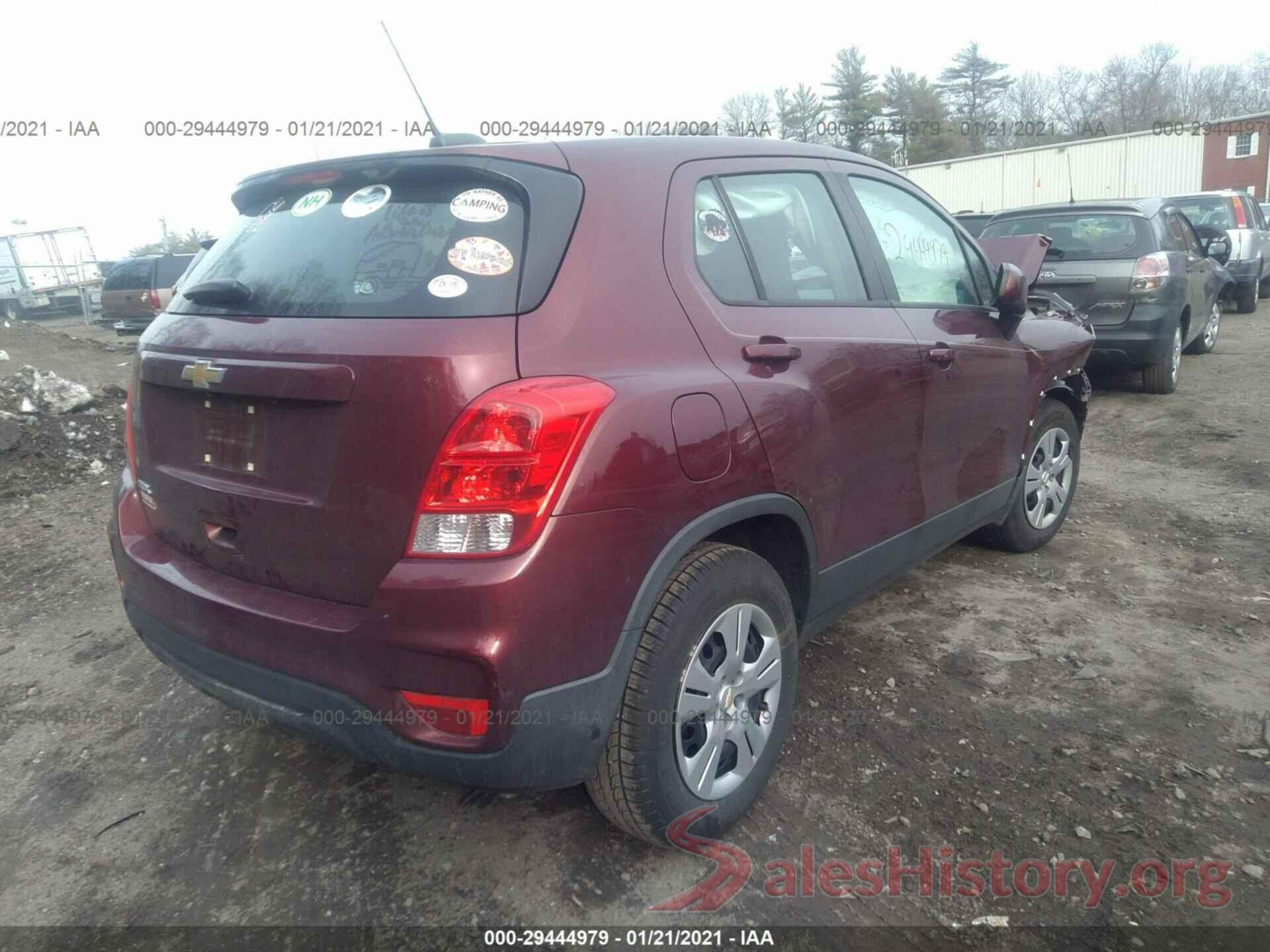 3GNCJKSB0HL222791 2017 CHEVROLET TRAX