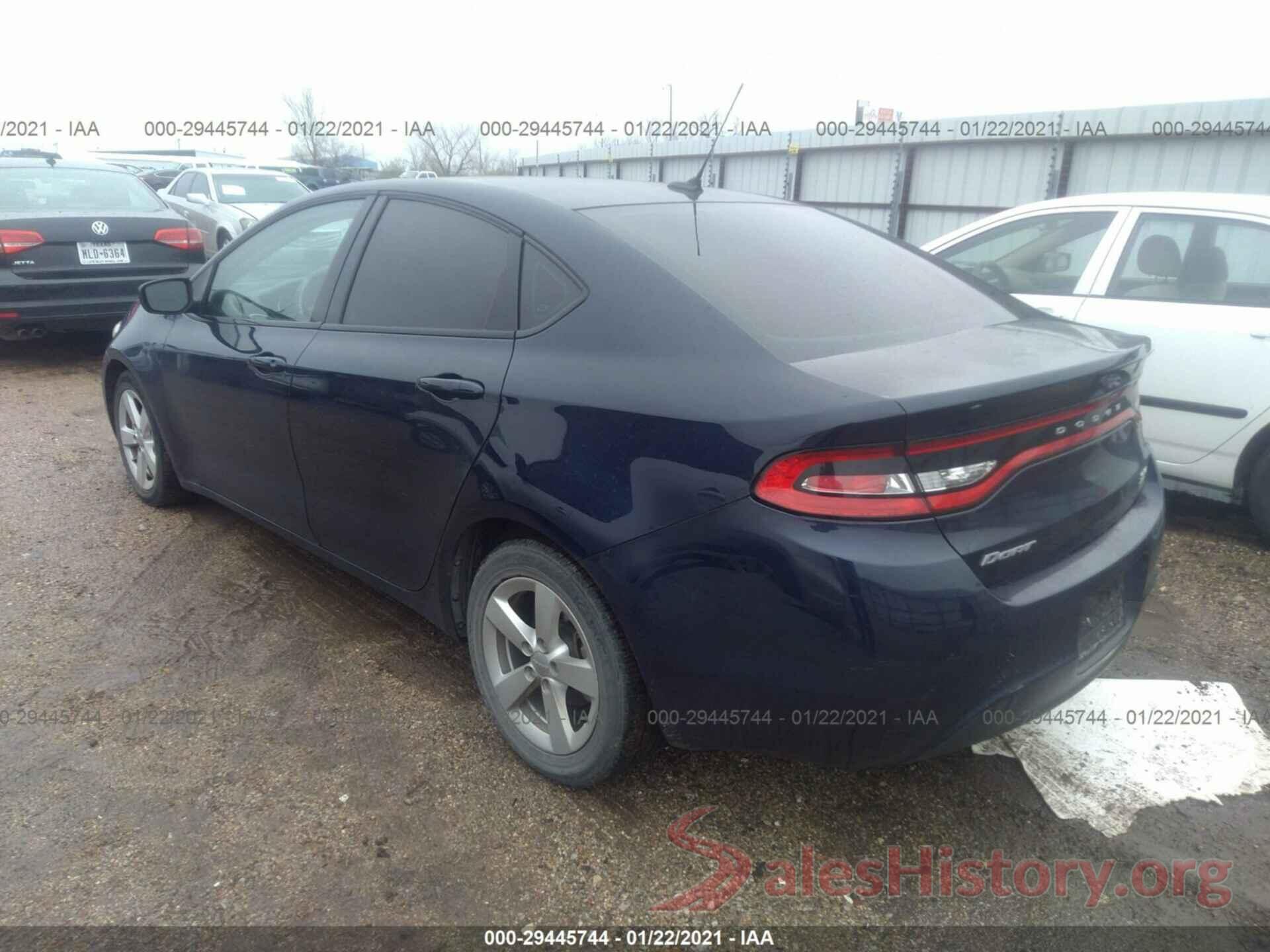 1C3CDFBA6GD605092 2016 DODGE DART