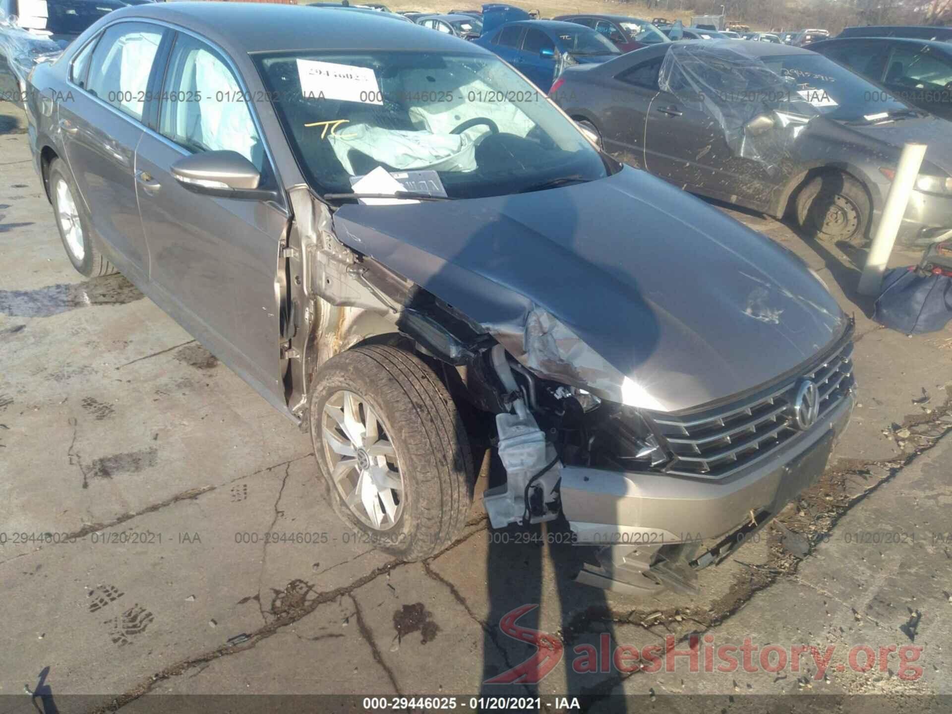 1VWAT7A37GC021219 2016 VOLKSWAGEN PASSAT