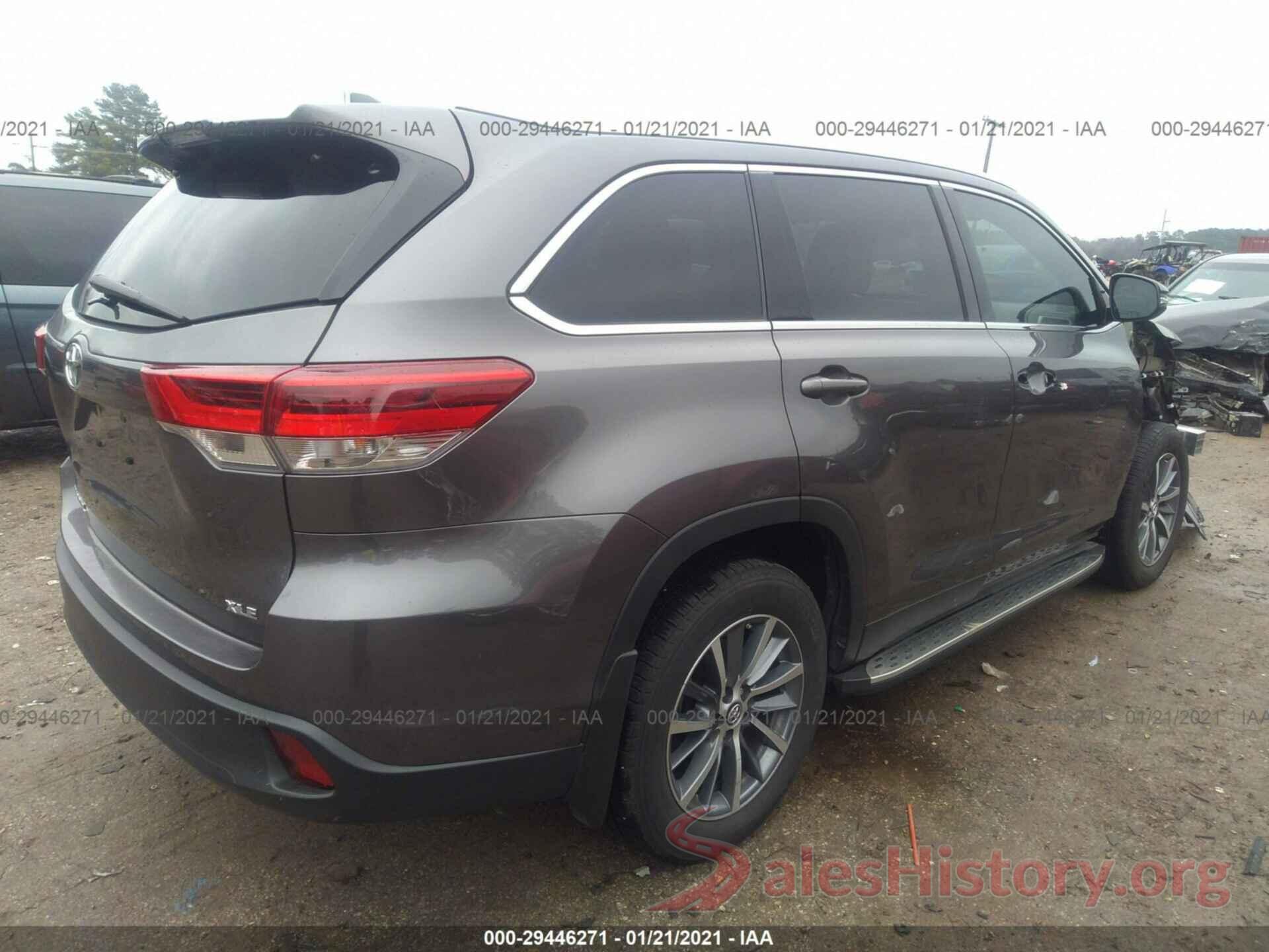 5TDKZRFHXKS554064 2019 TOYOTA HIGHLANDER