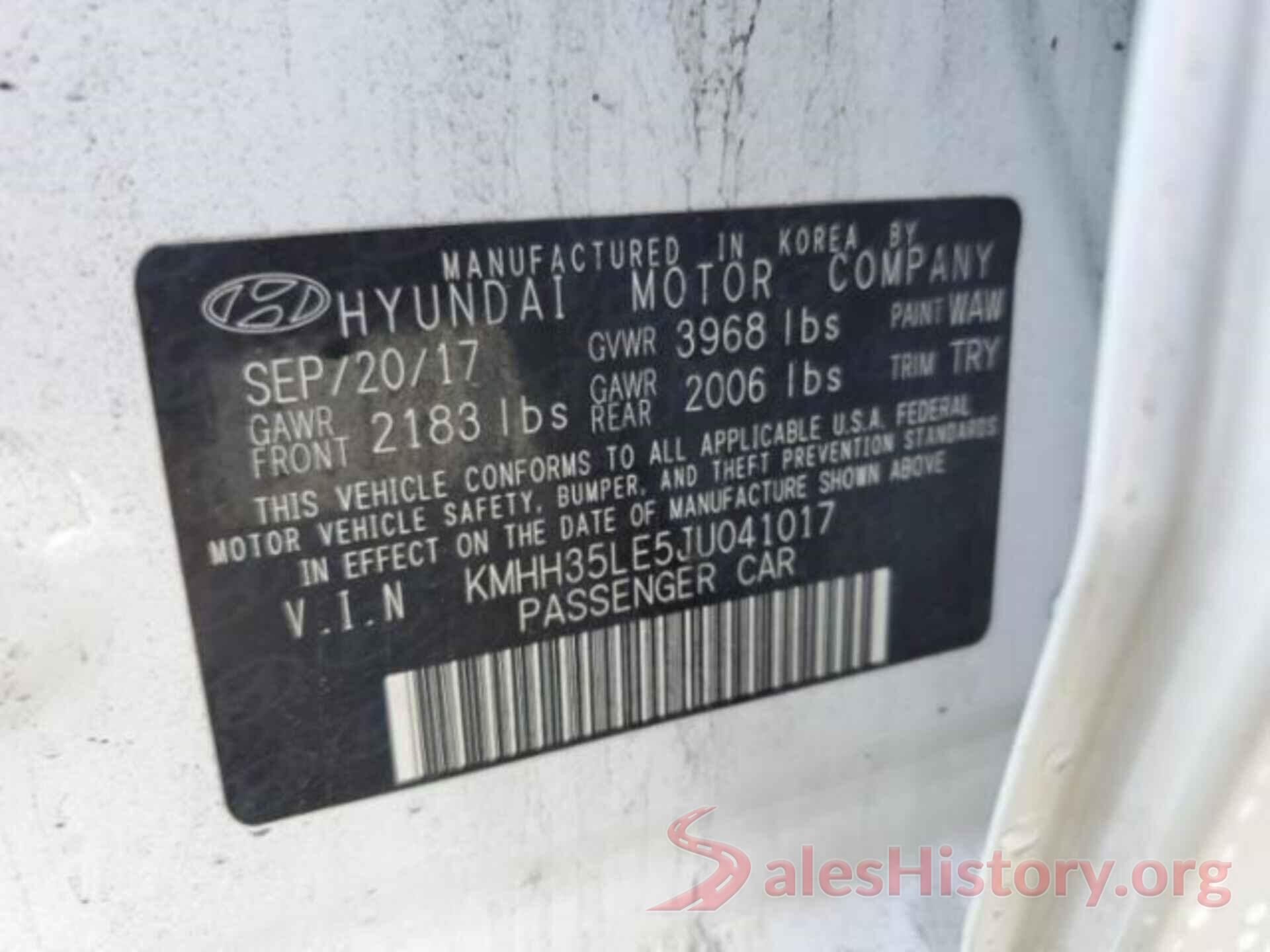 KMHH35LE5JU041017 2018 HYUNDAI ELANTRA GT