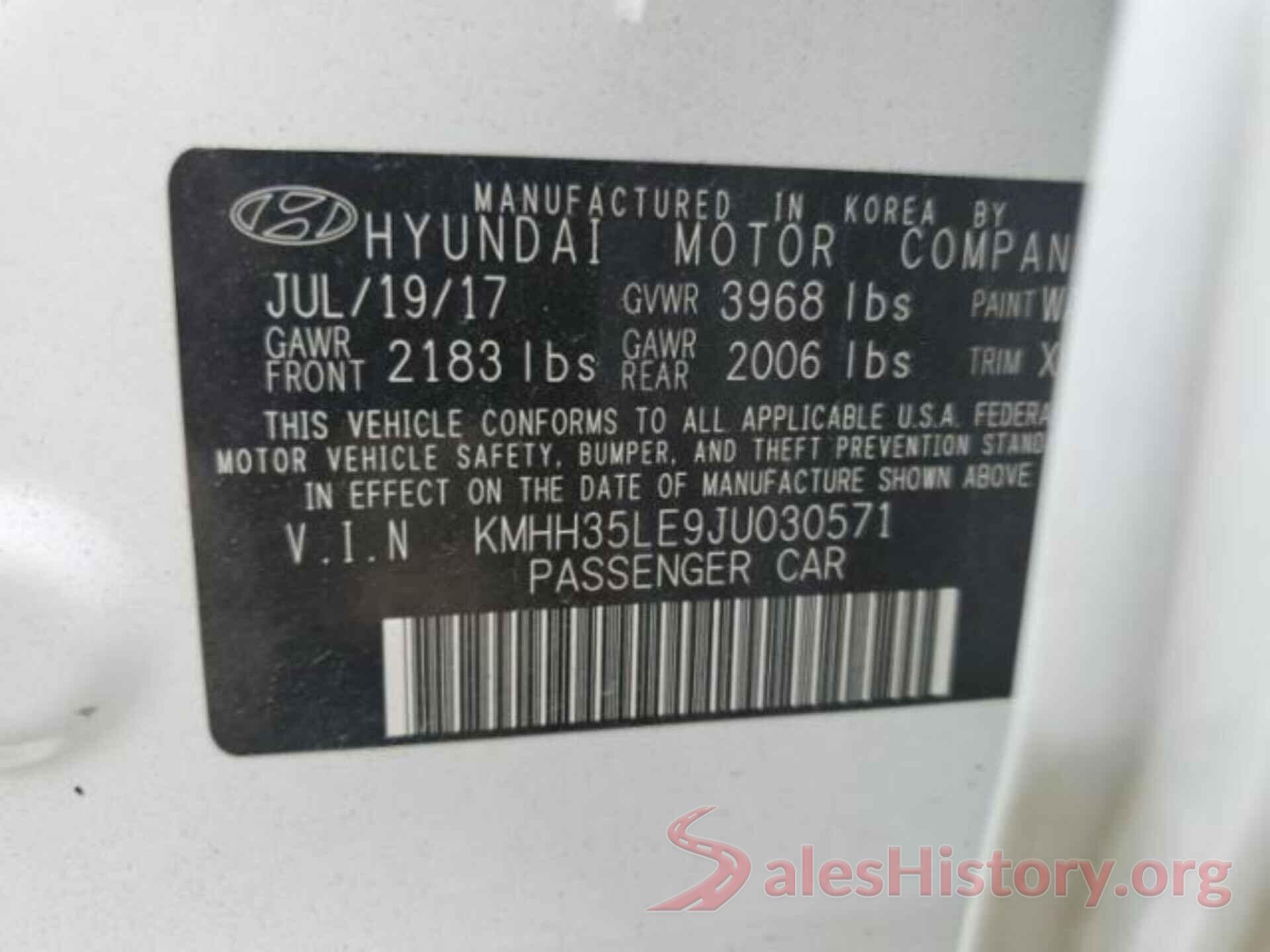 KMHH35LE9JU030571 2018 HYUNDAI ELANTRA GT