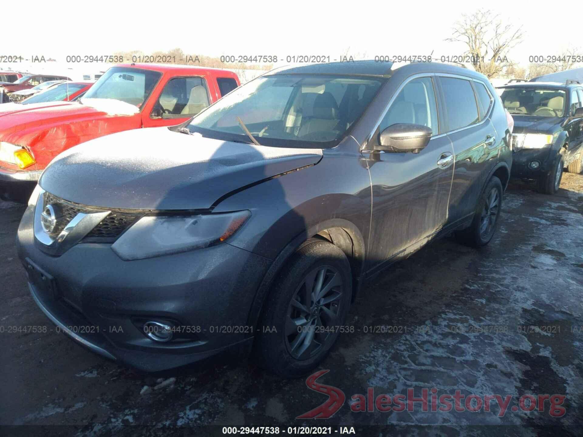 5N1AT2MVXGC749146 2016 NISSAN ROGUE