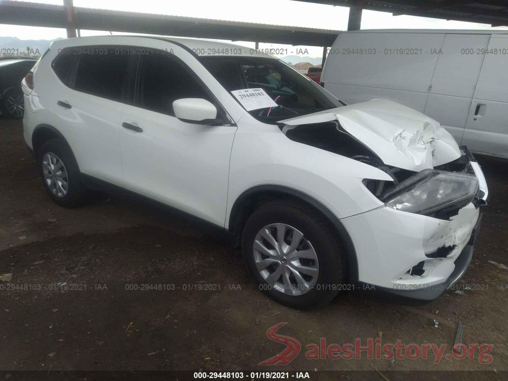 KNMAT2MT4GP623165 2016 NISSAN ROGUE