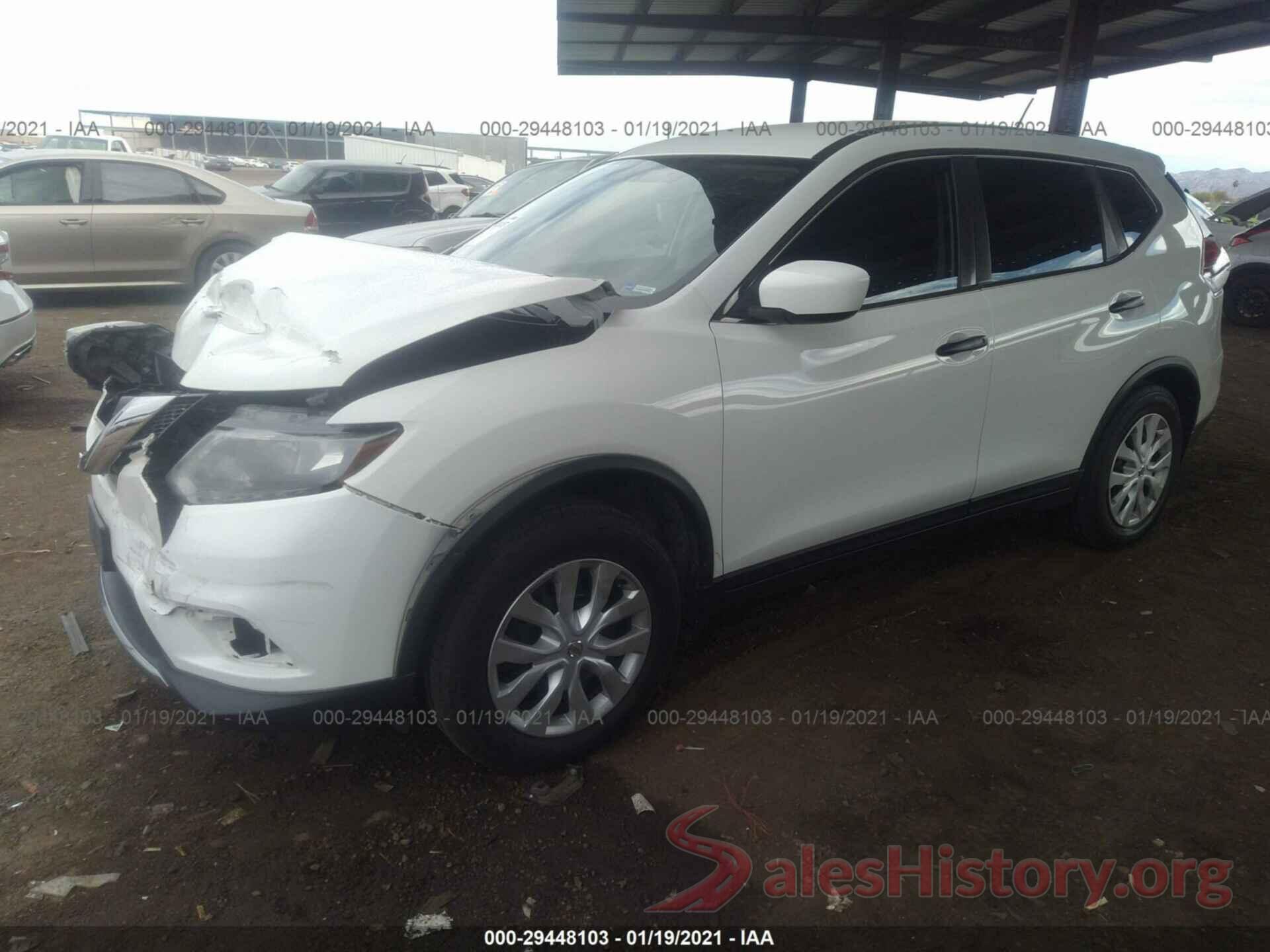 KNMAT2MT4GP623165 2016 NISSAN ROGUE