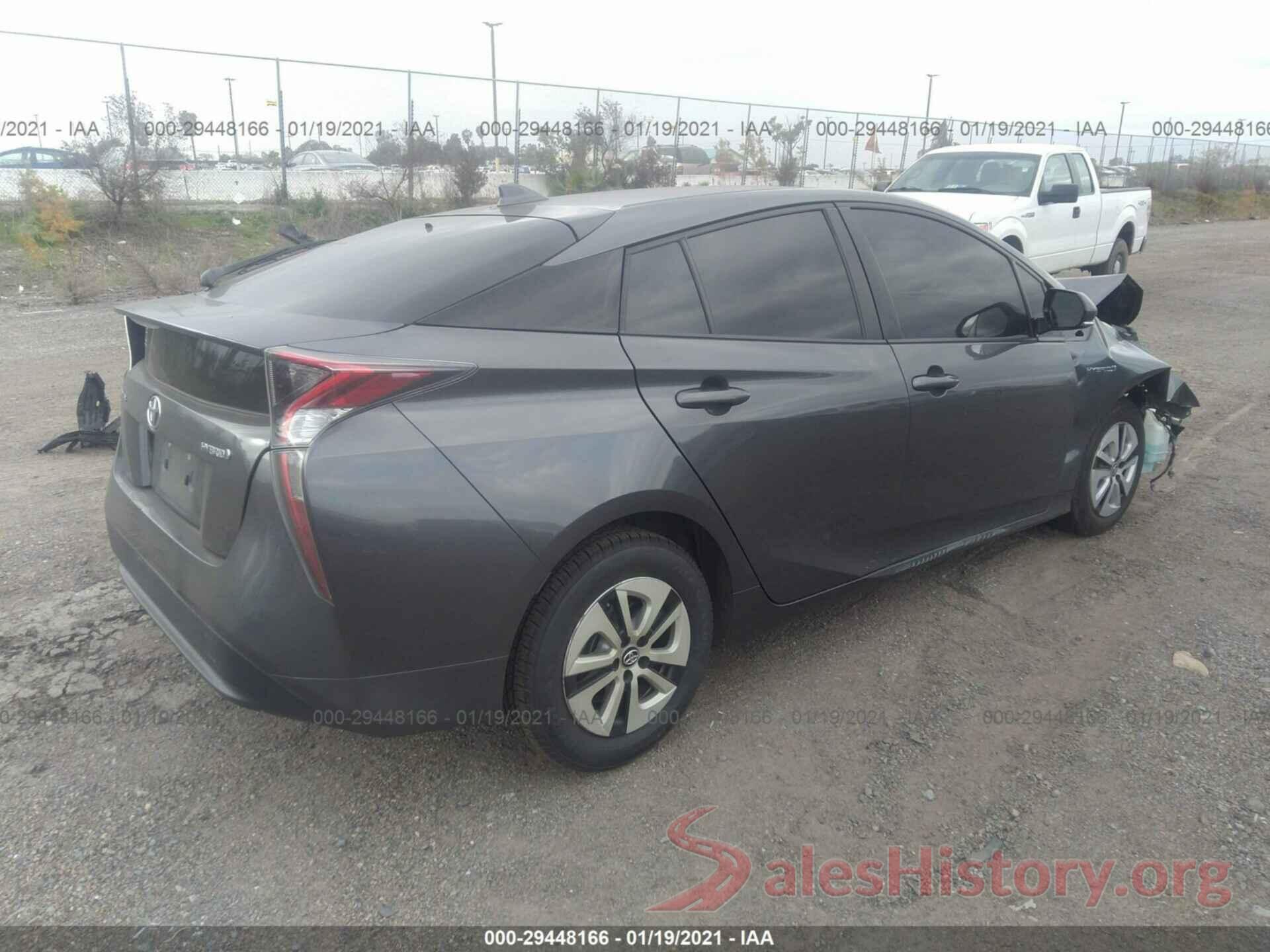 JTDKARFU4G3018515 2016 TOYOTA PRIUS