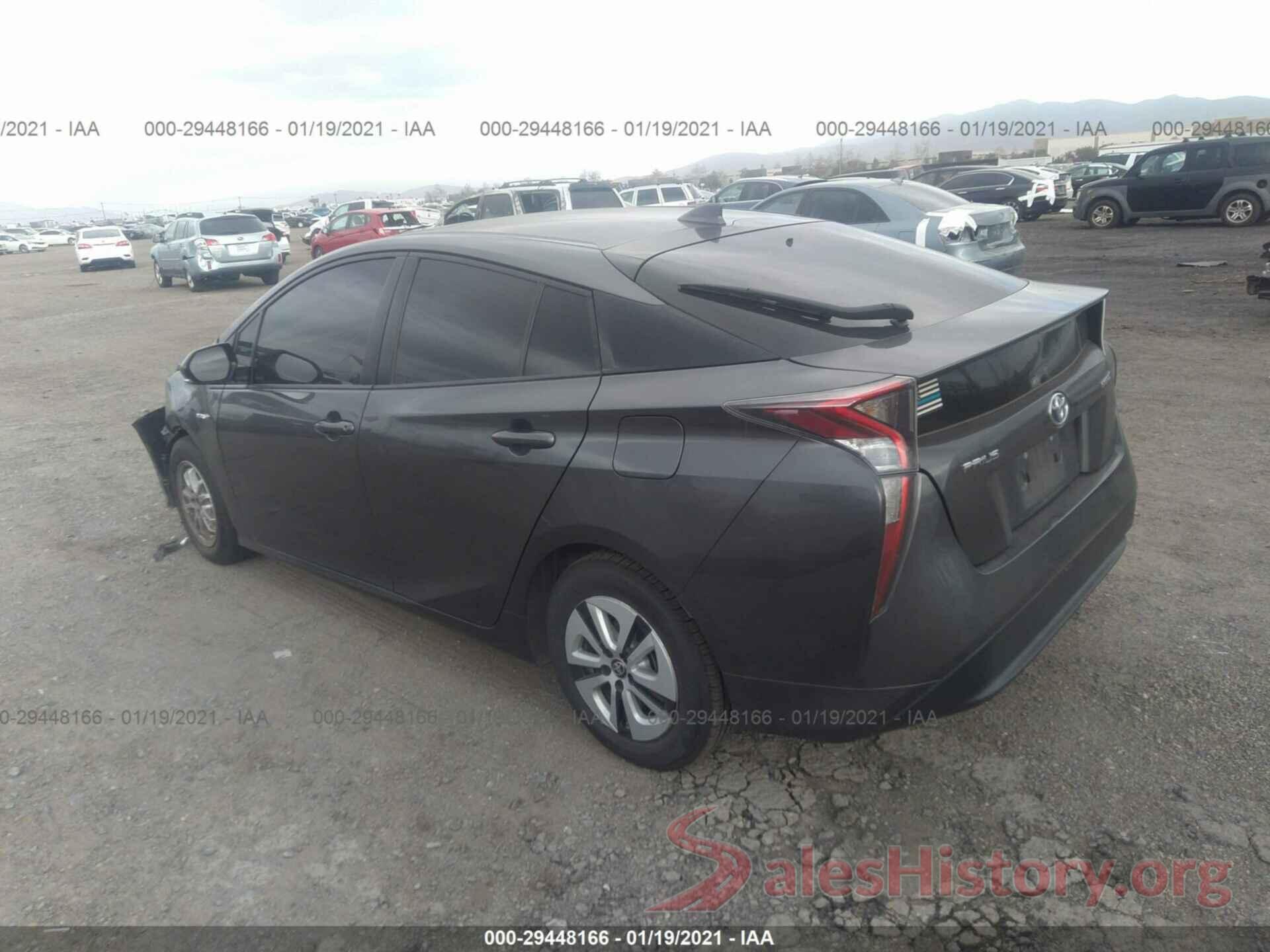 JTDKARFU4G3018515 2016 TOYOTA PRIUS