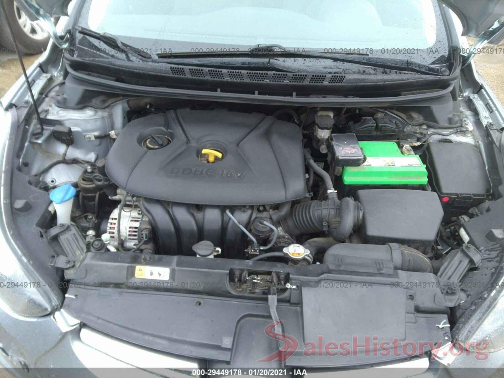 5NPDH4AE8GH758001 2016 HYUNDAI ELANTRA