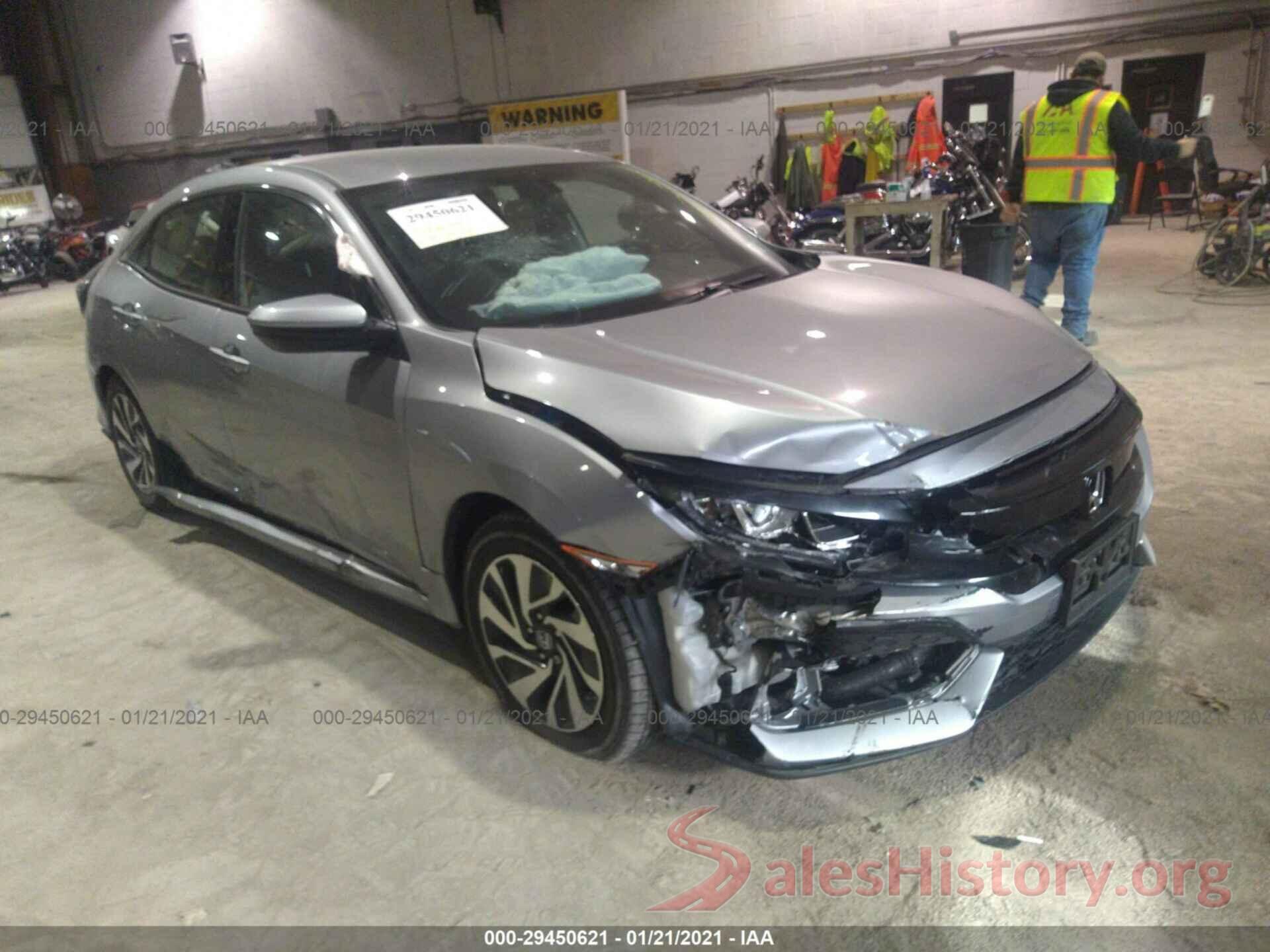 SHHFK7G21JU211181 2018 HONDA CIVIC HATCHBACK